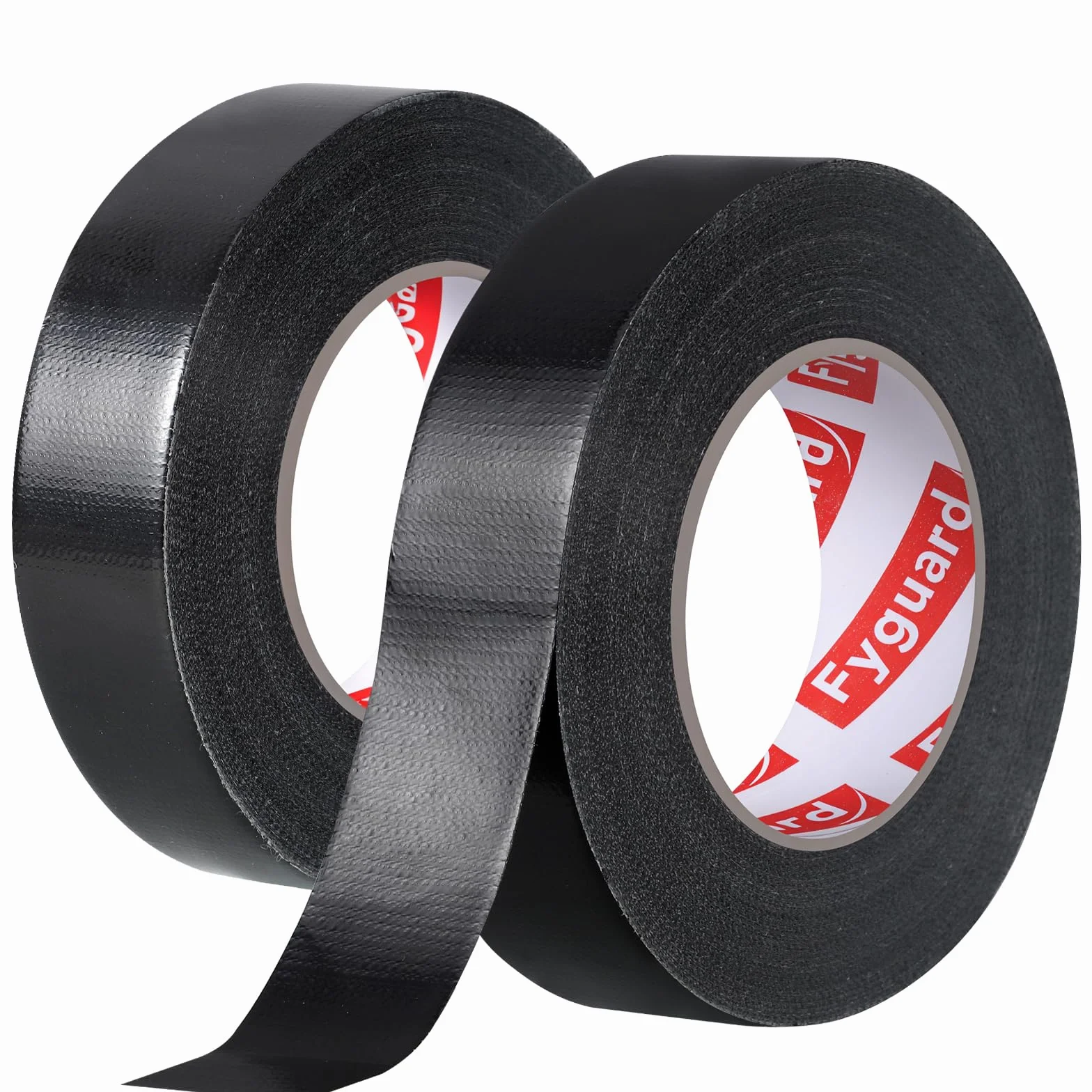 2 rolki taśmy pancernej, 25 mm x 100 m, czarna, taśma naprawcza, 210 μ, wodoodporna taśma do naprawy, mocowania, wzmocnienia, uszczelnienia (50 m/rolka)
