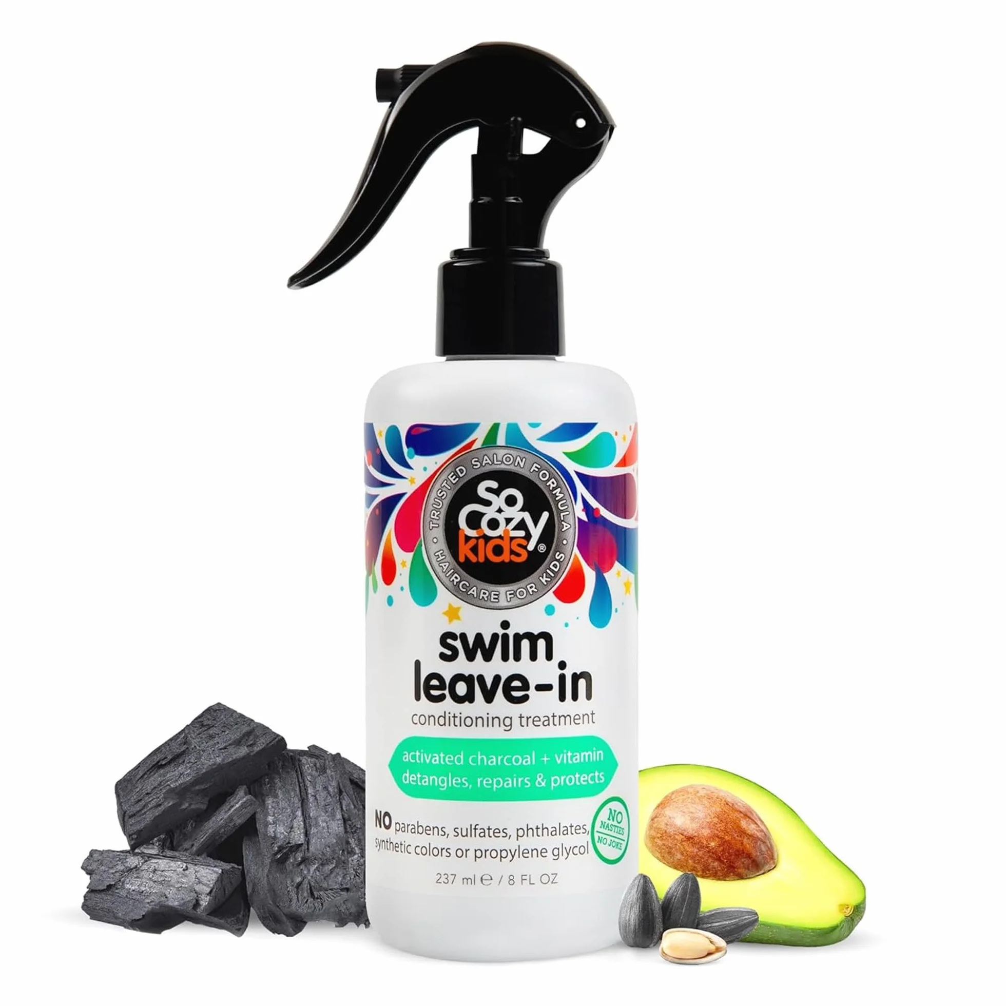 SoCozy Splash Swim Leave-in Treatment + detangler, 8 unce by SoCozy