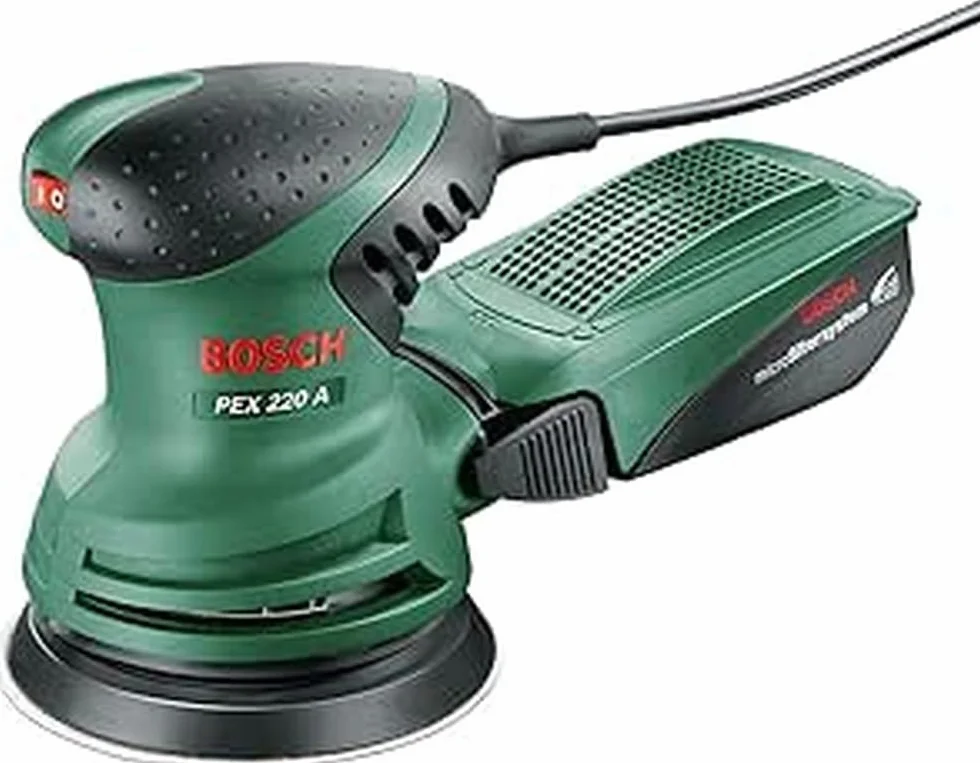 Bosch PEX 220 A Szlifierka Mimośrodowa 18 W 240 V Czarny/Zielony