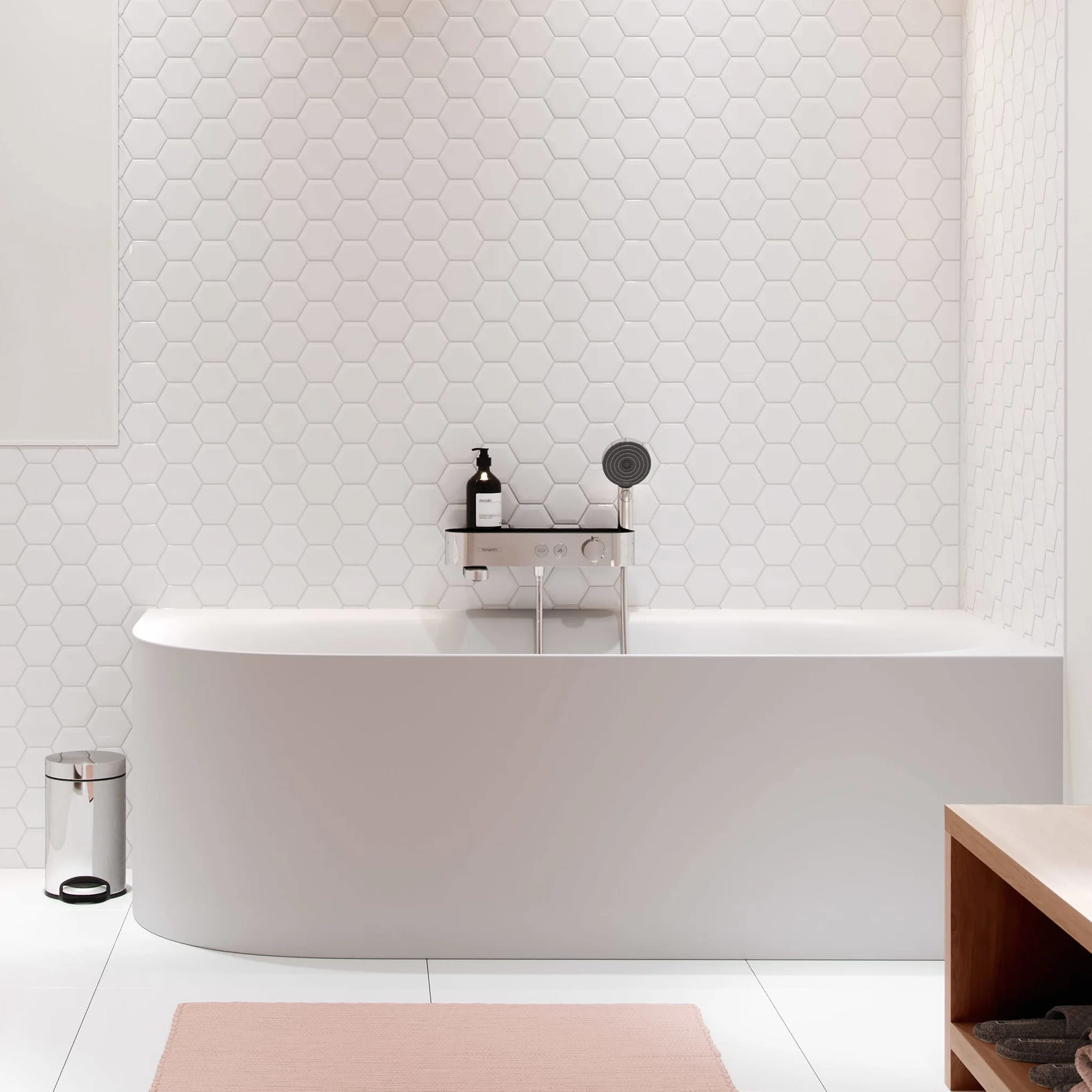 hansgrohe Logis Jednouchwytowa bateria umywalkowa 70 z cięgłem chrom, 71070000