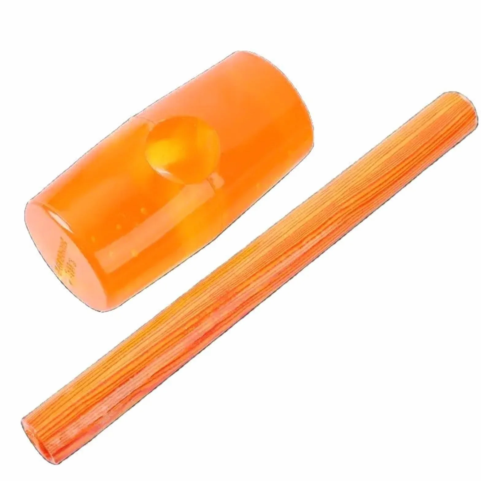 1PC Gumowy młotek kowalski z drewnianym uchwytem Młotek Młot do obróbki drewna Domowy dwustronny miękki gumowy(3000 Type)