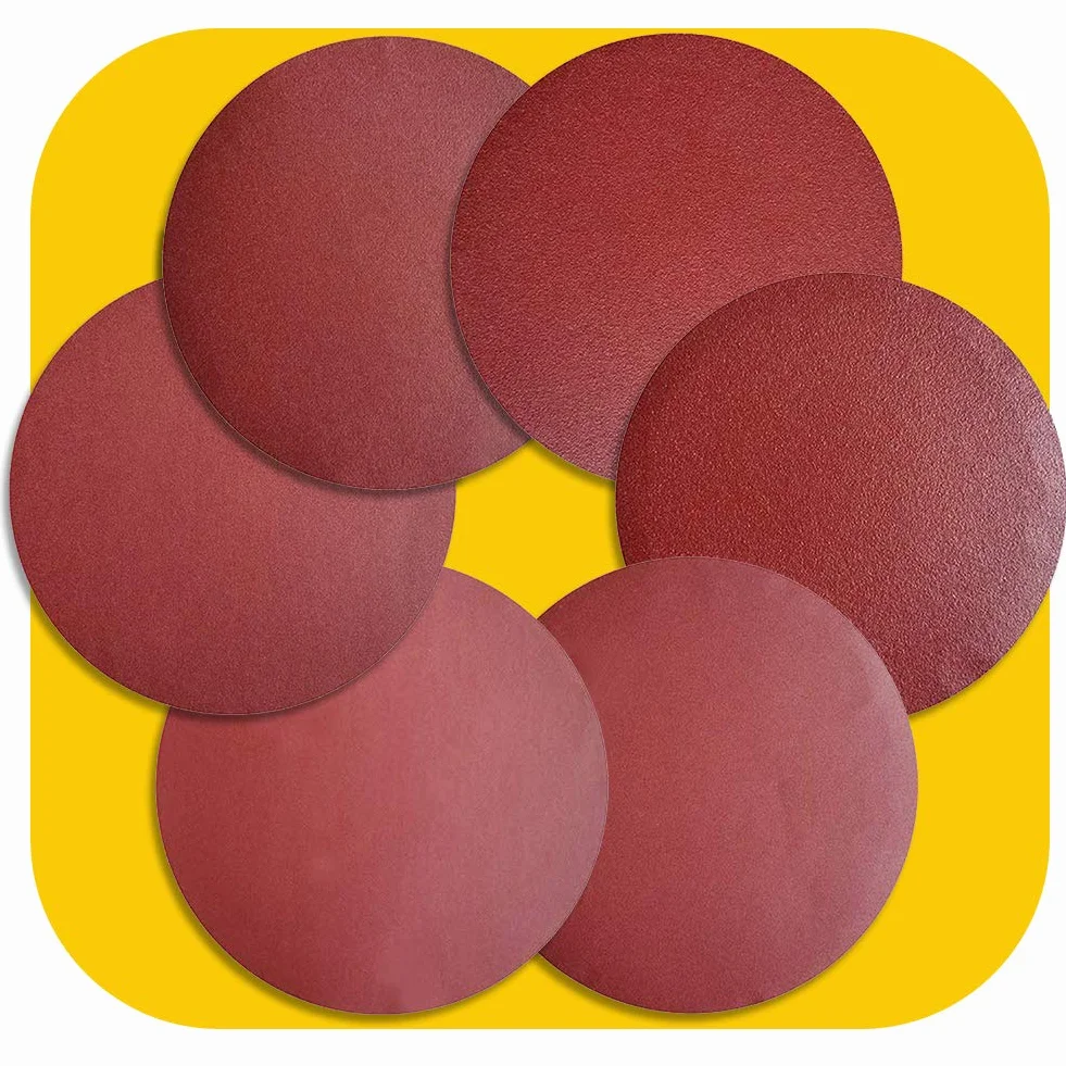 18 szt. 300 mm tarcza szlifierska PSA z tlenkiem glinu, samoprzylepna (3 po 60 100 150 180 240 400)