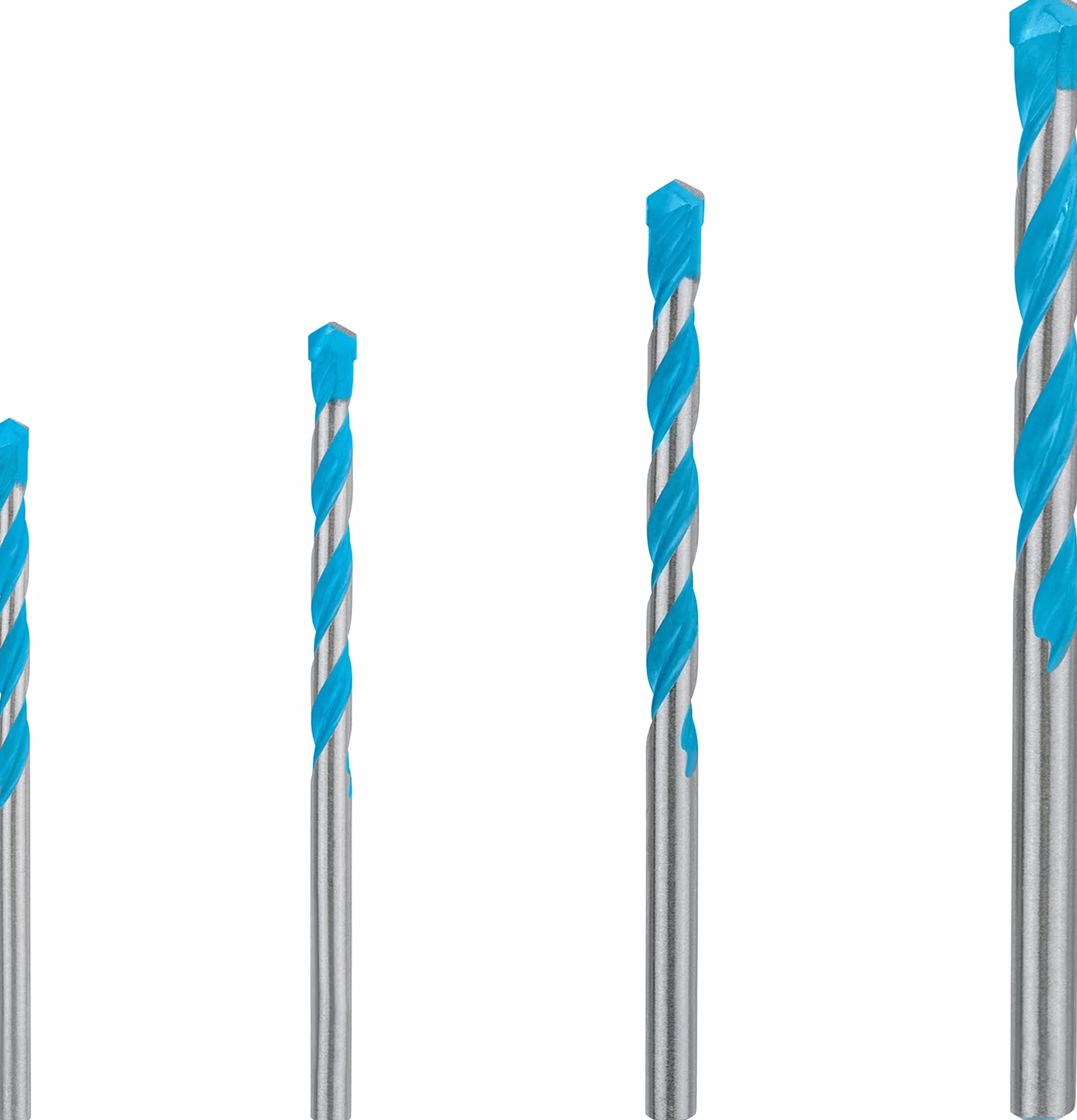 Bosch 4x Zestawy wierteł wielozadaniowych EXPERT CYL-9 MultiConstruction (do Beton, Miękkie płytki, Ø 4-8 mm, Professional Akcesoria Wiertarki/wkrętarki udarowe, Wiertarki/Wkrętarki)