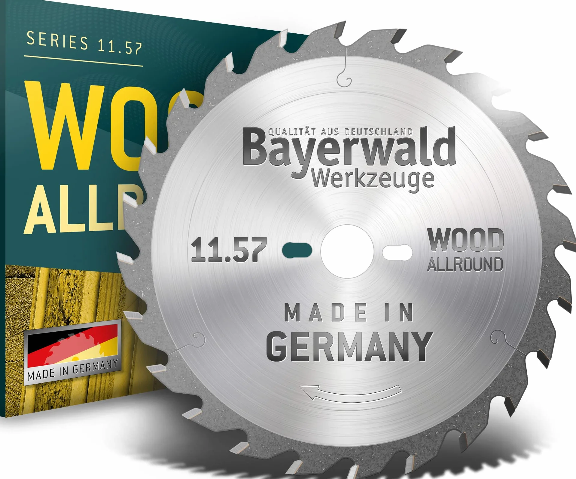 Bayerwald - HM brzeszczot do piły tarczowej - Ø 160 mm x 2,2 mm x 20 mm | ząb zmienny (28 zębów) | Otwory dodatkowe: TS 55 + TSC 55 + ATF 55 + AP 55 | mała szerokość cięcia, idealna do piły tarczowej akumulatorowej