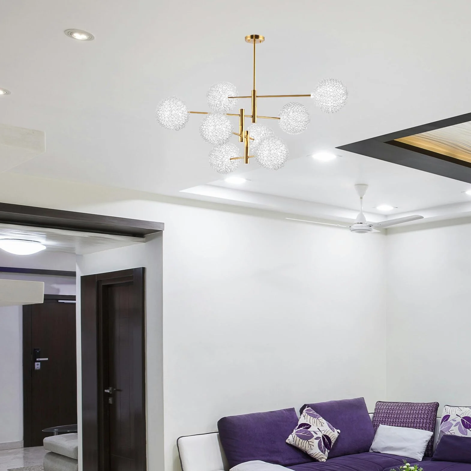 Ciieeo Klosz Do Lampy z Aluminium Stylu Nowoczesnym Przezroczysty Abażur Do Lamp Sufitowych i Kinkietów Elegancki Dodatek