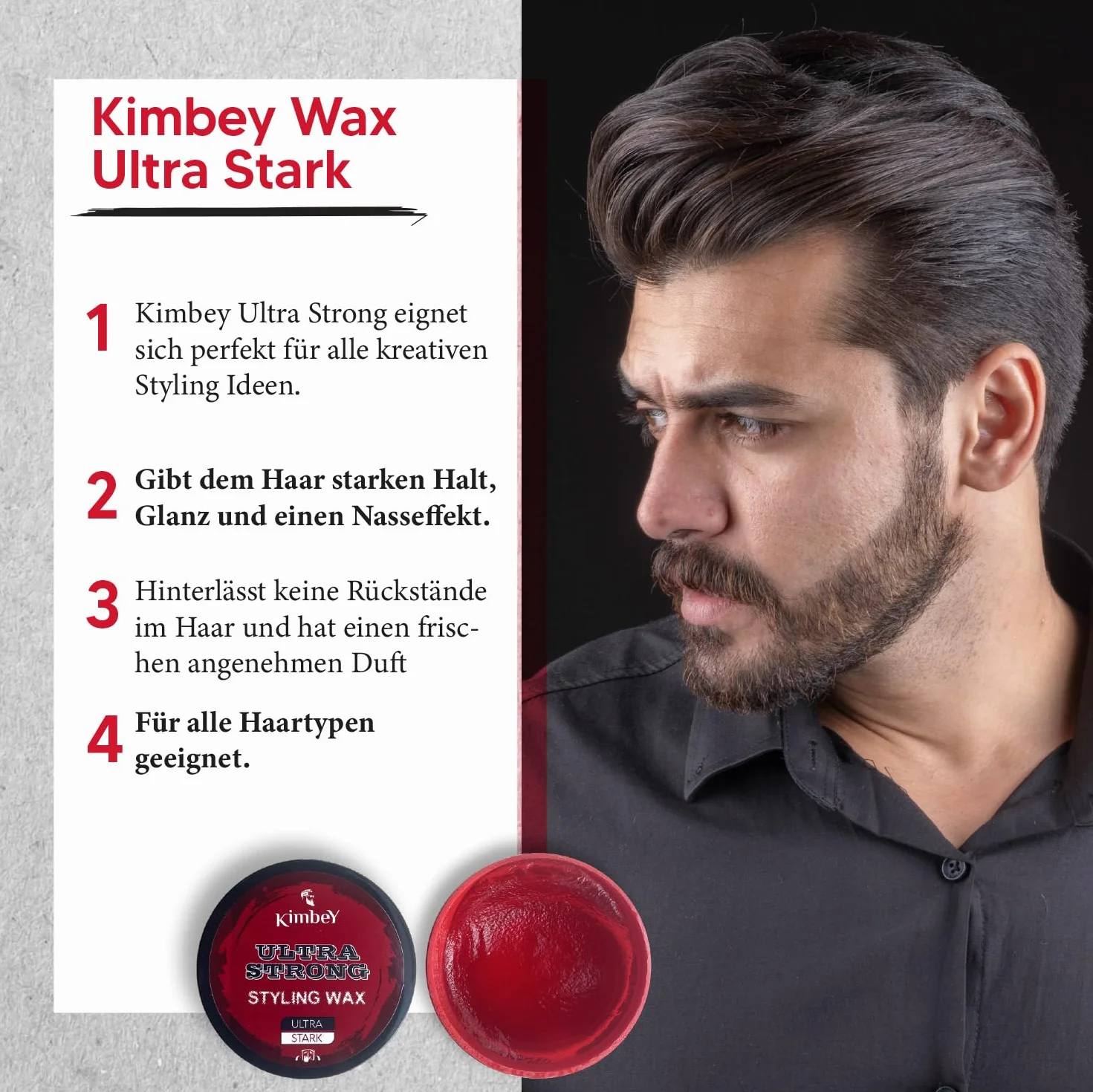 Ultra Hold Styling Wax 150 ml – profesjonalny wosk do włosów zapewnia długotrwałą stylizację i kontrolę