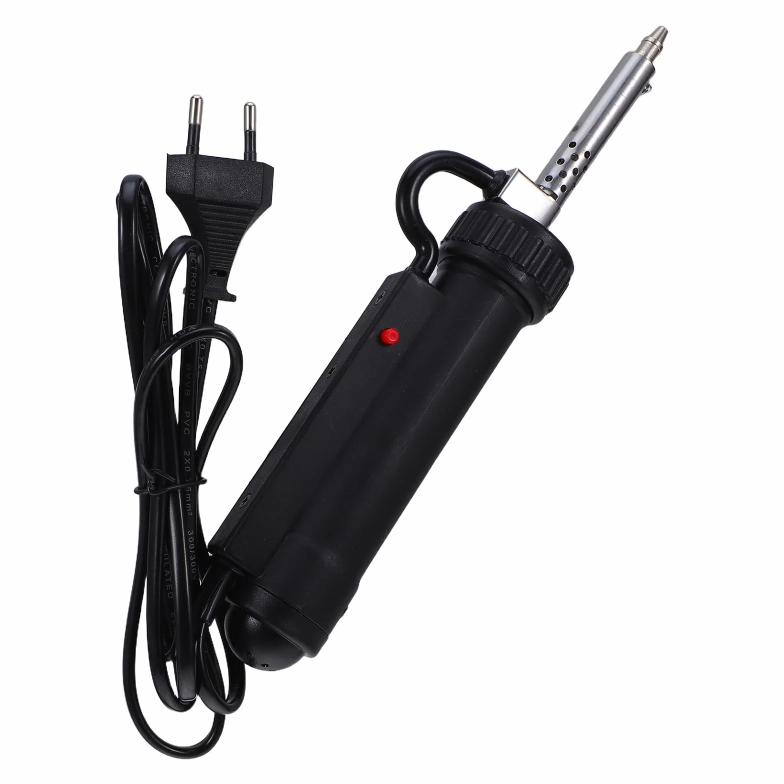 DOITOOL 1 zestaw automatycznej pompy do odsysania lutu, zestaw do odsysania lutu z silną pompą ssącą ze stali nierdzewnej, narzędzia do lutowania elektronicznego do naprawy płytek PCB, wtyczka EU