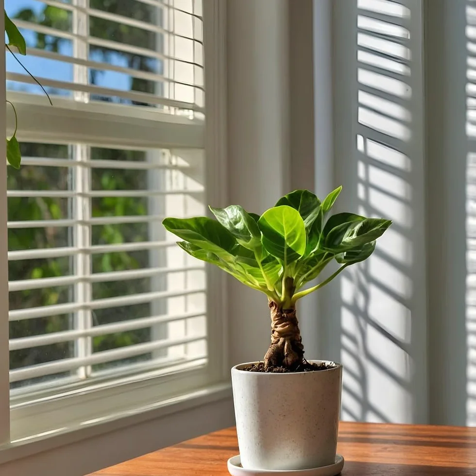 Brighamia Insignis Palma Hawajska Zestaw 2 sztuk Doniczka 12cm Wysokość 25-35cm