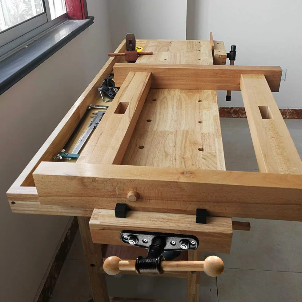 Ejoyous Szczypce przednie do strugarki, imadła drewnianego, imadło stolarskie, imadło stolarskie, 266 mm, 10,5", do obróbki drewna, do inżynierii mechanicznej i spawania