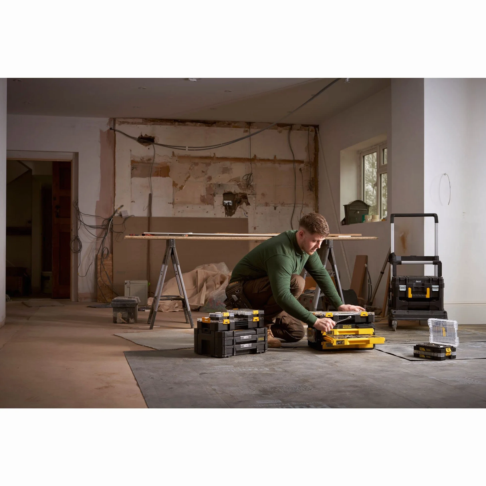 STANLEY Precyzyjny Set 1/2" - 26 elementów dla profesjonalistów i majsterkowiczów do codziennego użytku ergonomiczna konstrukcja