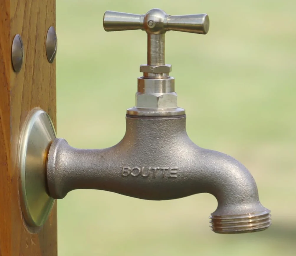 Boutt 2103315 R15B kran ogrodowy, mosiądz, 15 x 21, dysza 20 x 27