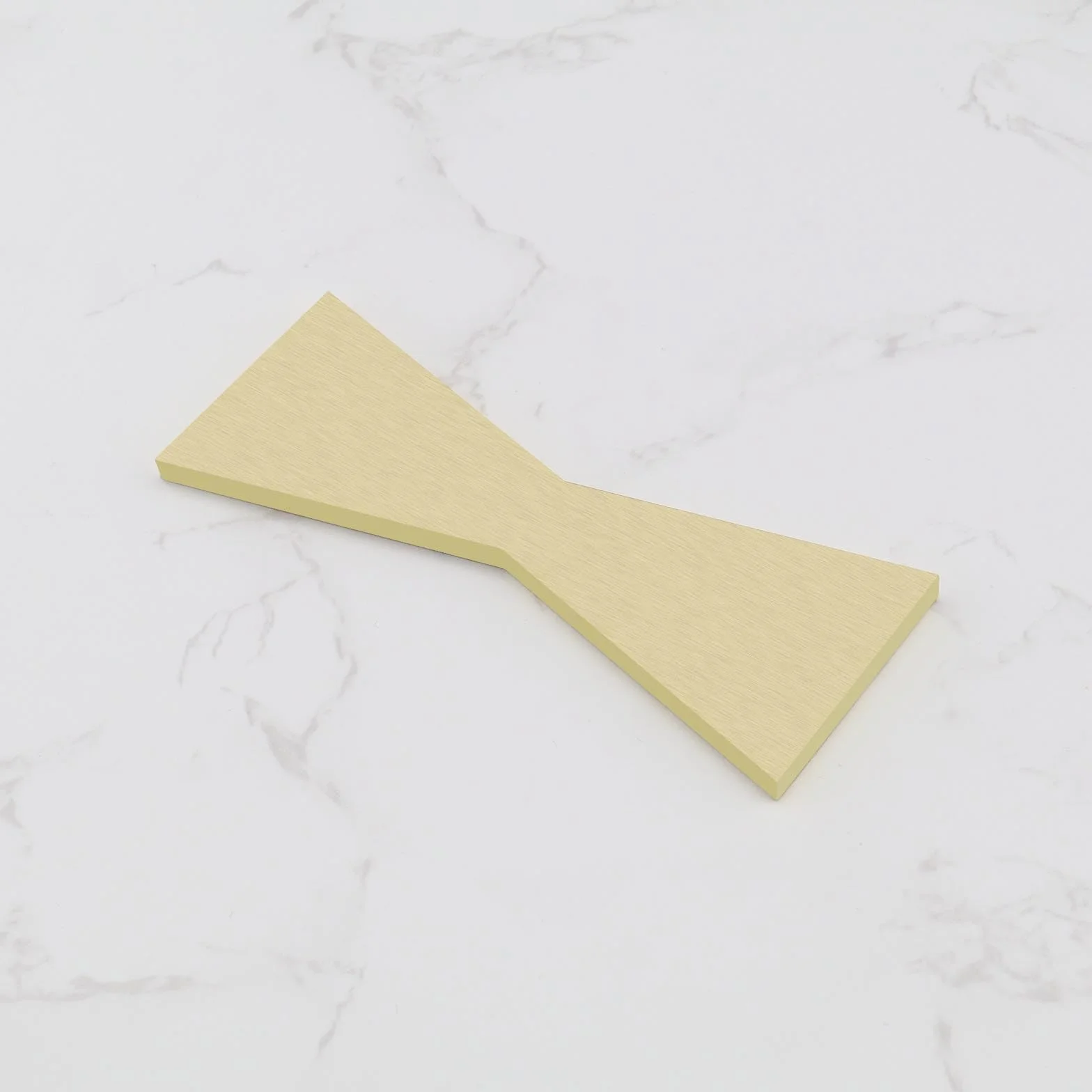 Create idea Muszka z litego mosiądzu, 100 mm x 38 mm x 4 mm, drewniana muszka do cięcia rowków, profesjonalna wkładka motylkowa, wkładka motyla, do wkładania muszki, do obróbki drewna
