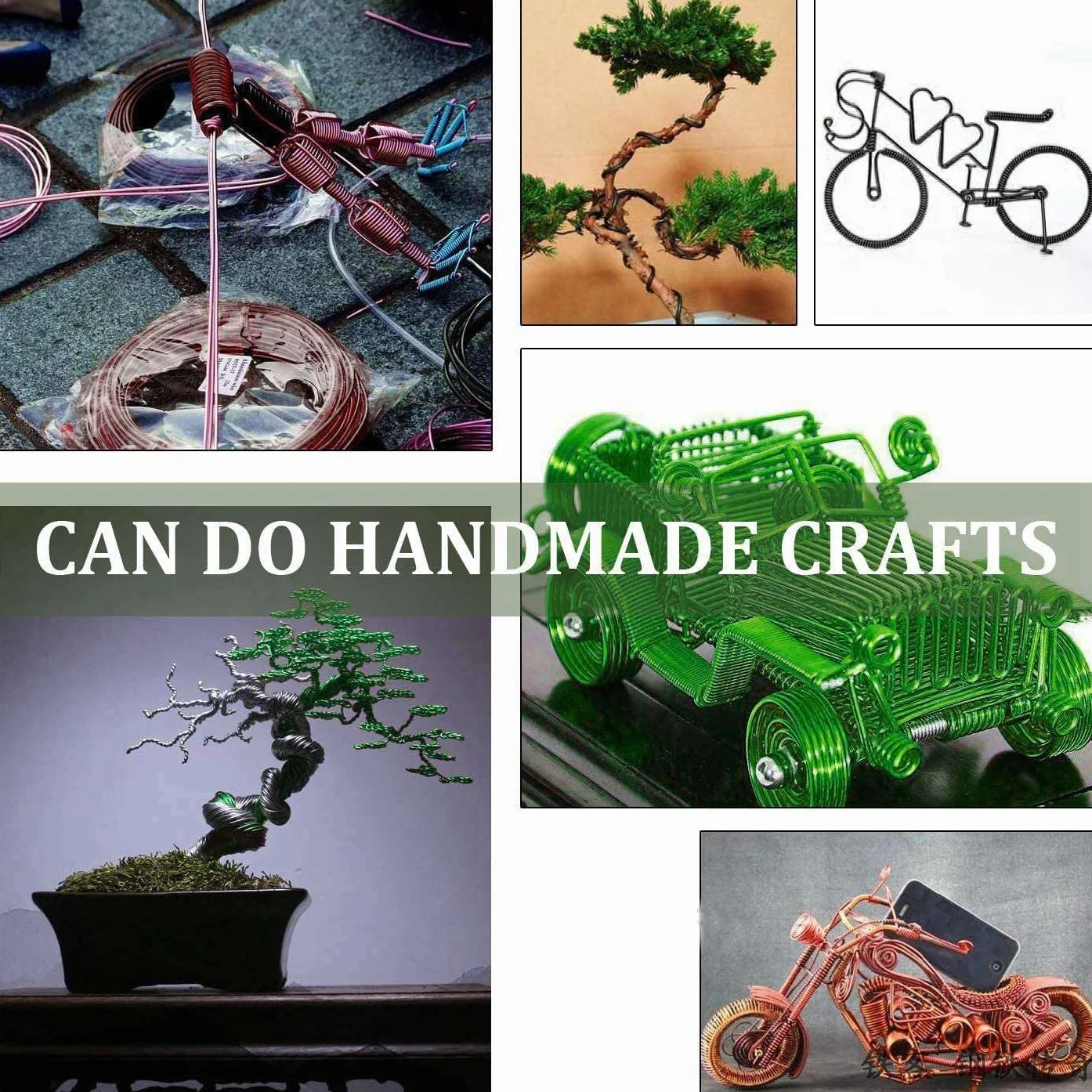 Tlilyy Zestaw drutów bonsai – 9 rolek anodyzowanych aluminiowych drutów treningowych w 3 rozmiarach do formowania drzew bonsai wewnątrz -