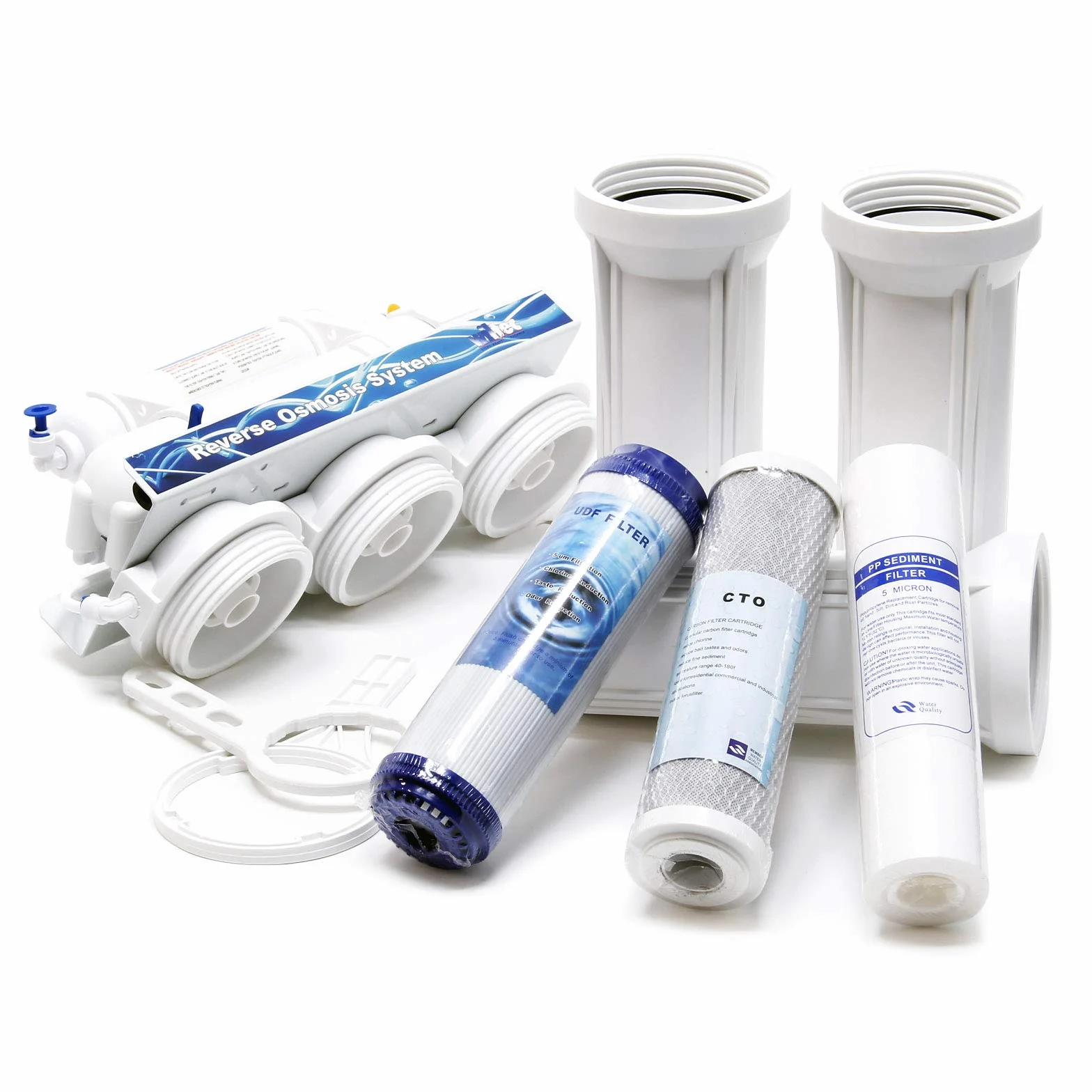 Naturewater NW-RO50-NP35 System odwróconej osmozy 190 litrów/dobę, 5-stopniowy system filtracji wody pitnej, system osmozy ze zbiornikiem