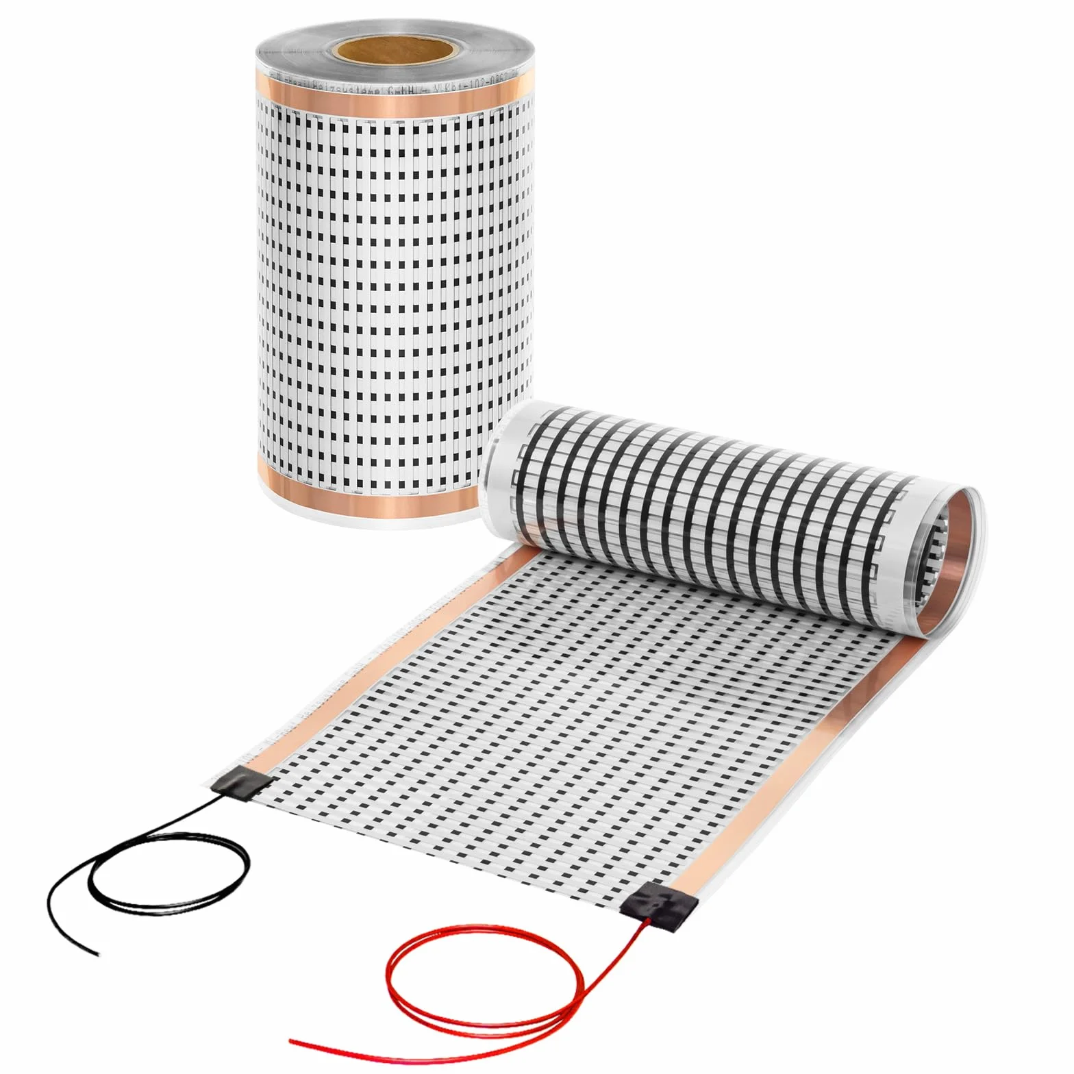 Mi-Heat Carbon folia grzewcza 3,5 m 12 V AC/DC, szerokość 40 cm, 130 W/m² – ogrzewanie podłogowe do przyczep kempingowych, temperowanie akumulatorów, ogrzewanie do terrarium, inkubatora, szklarni