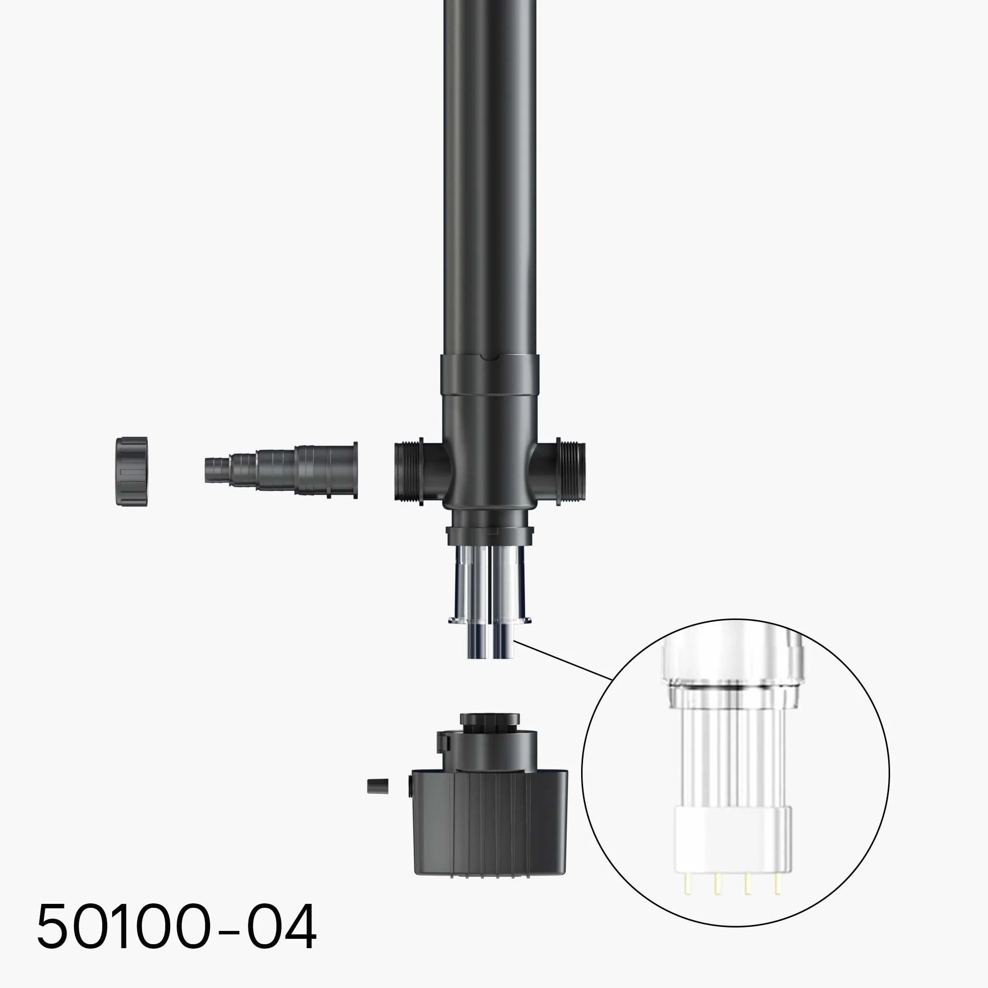 SunSun Część zamienna do lampy UV-C CUV-155 55 W sterylizator UV oczyszczacz filtr