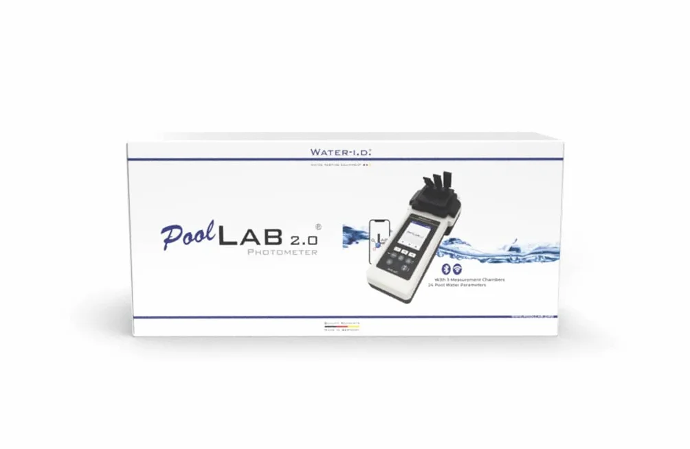 PoolLab 2.0 elektroniczny tester wody Bluetooth WiFi 24 wartości basen 70 tabletek testowych