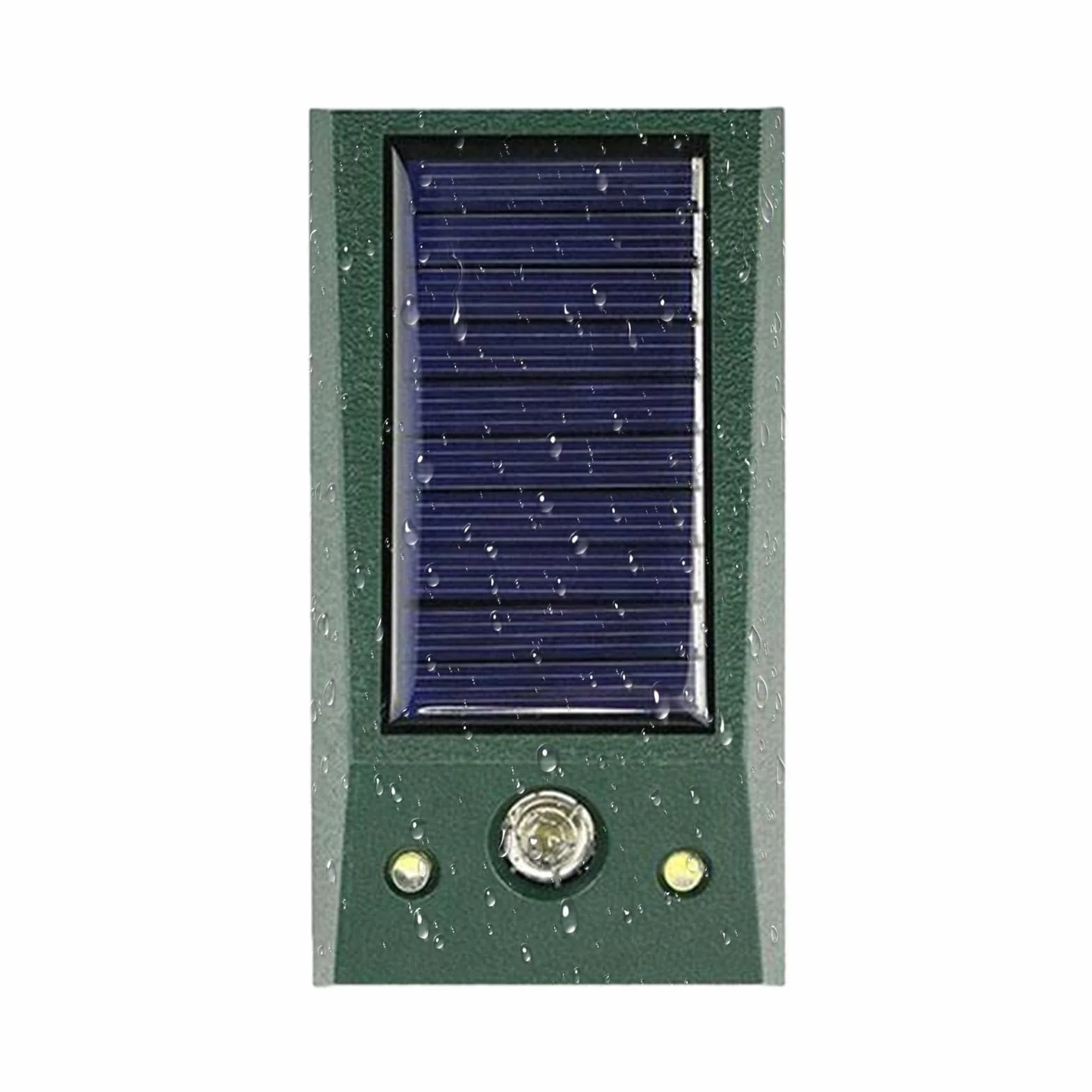 Ultradźwiękowy odstraszacz zwierząt solarny wodoodporny podwójny błysk zewnętrzny