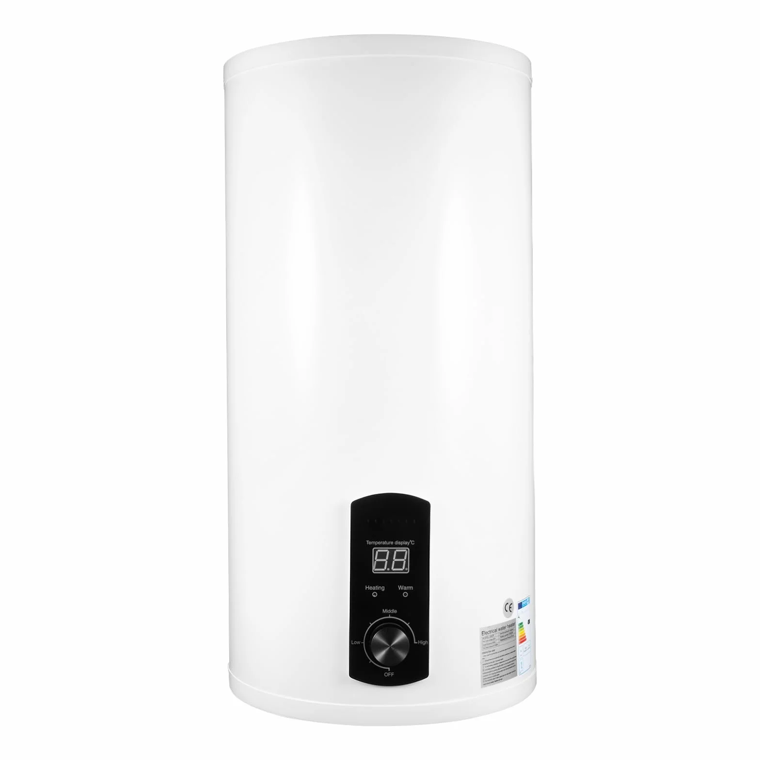Elektryczny bojler ciepłej wody 50 L 2000 W 220 V wiszący na ścianie emaliowany pojemnik wewnętrzny LED