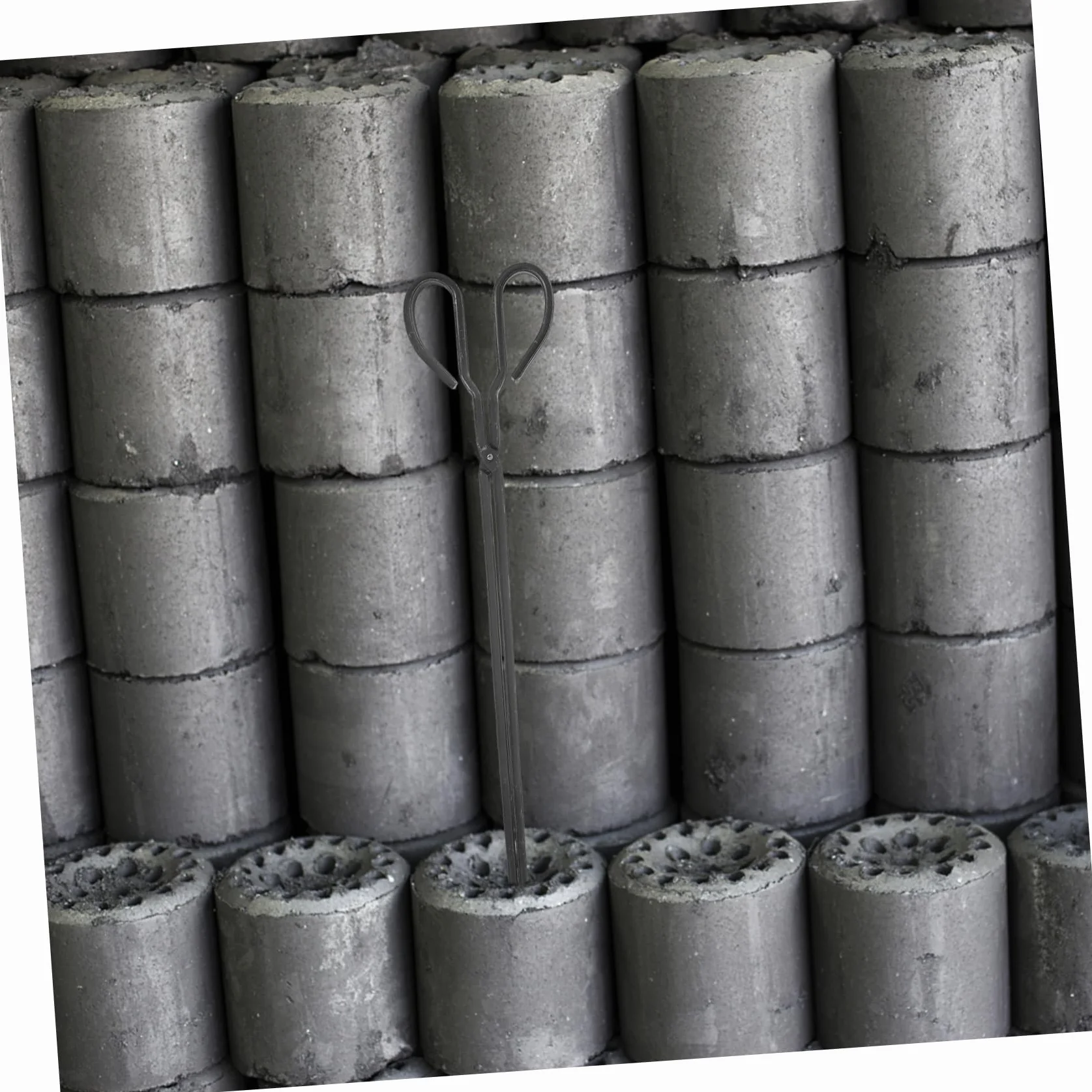 Metalowe Ciężkie Szczypce Do Kominka Długie Żelazne Szczypce Do Ogniska i Węgla Wytrzymałe i Zbierania Popiołu Bezpieczne Narzędzie Obsługi Otwartego Ognia