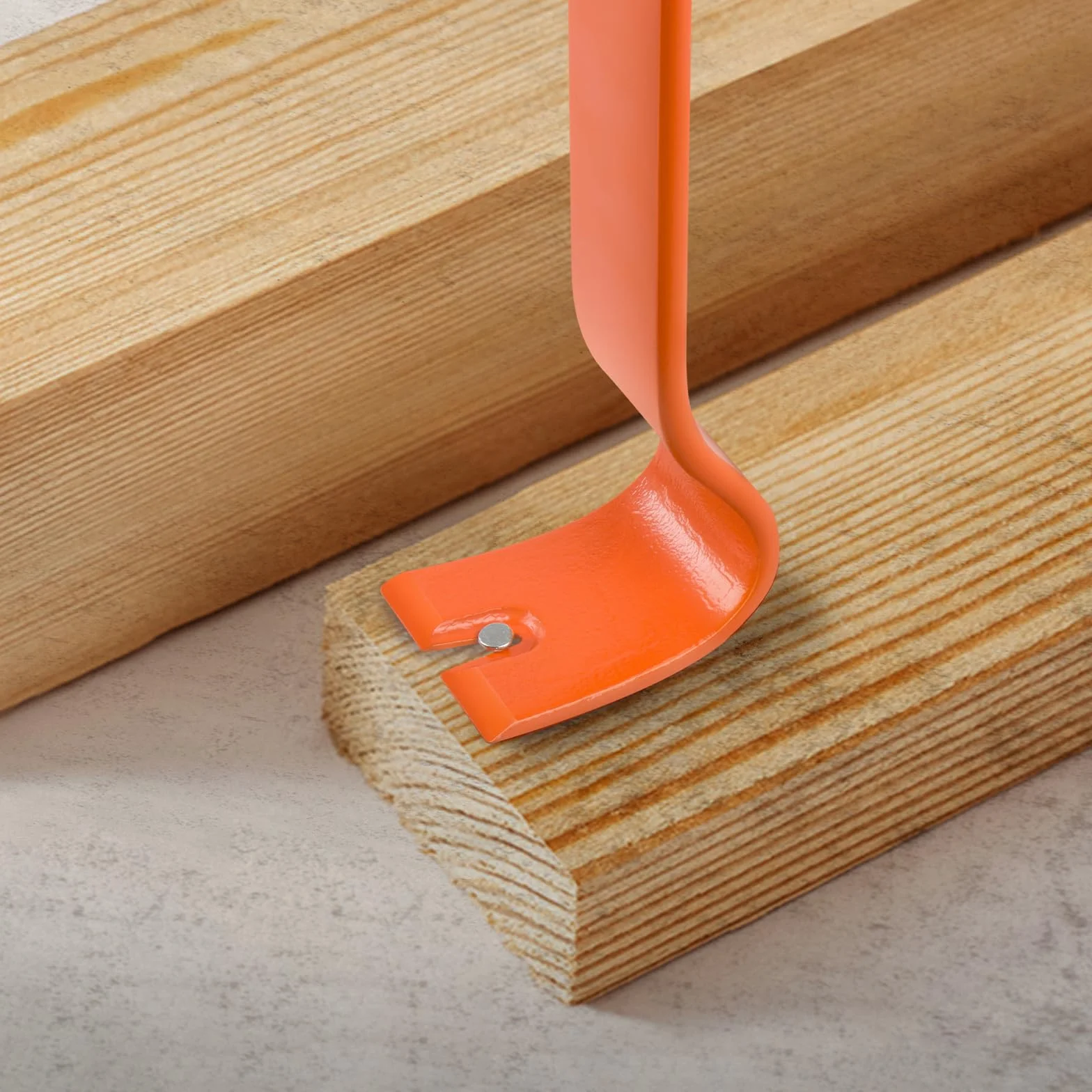 Zestaw 4 płaskich prętów do podważania 14 cm / 19,1 cm / 24,1 cm / 38 cm łom z uchwytem do gwoździ, narzędzie do majsterkowania i obróbki drewna