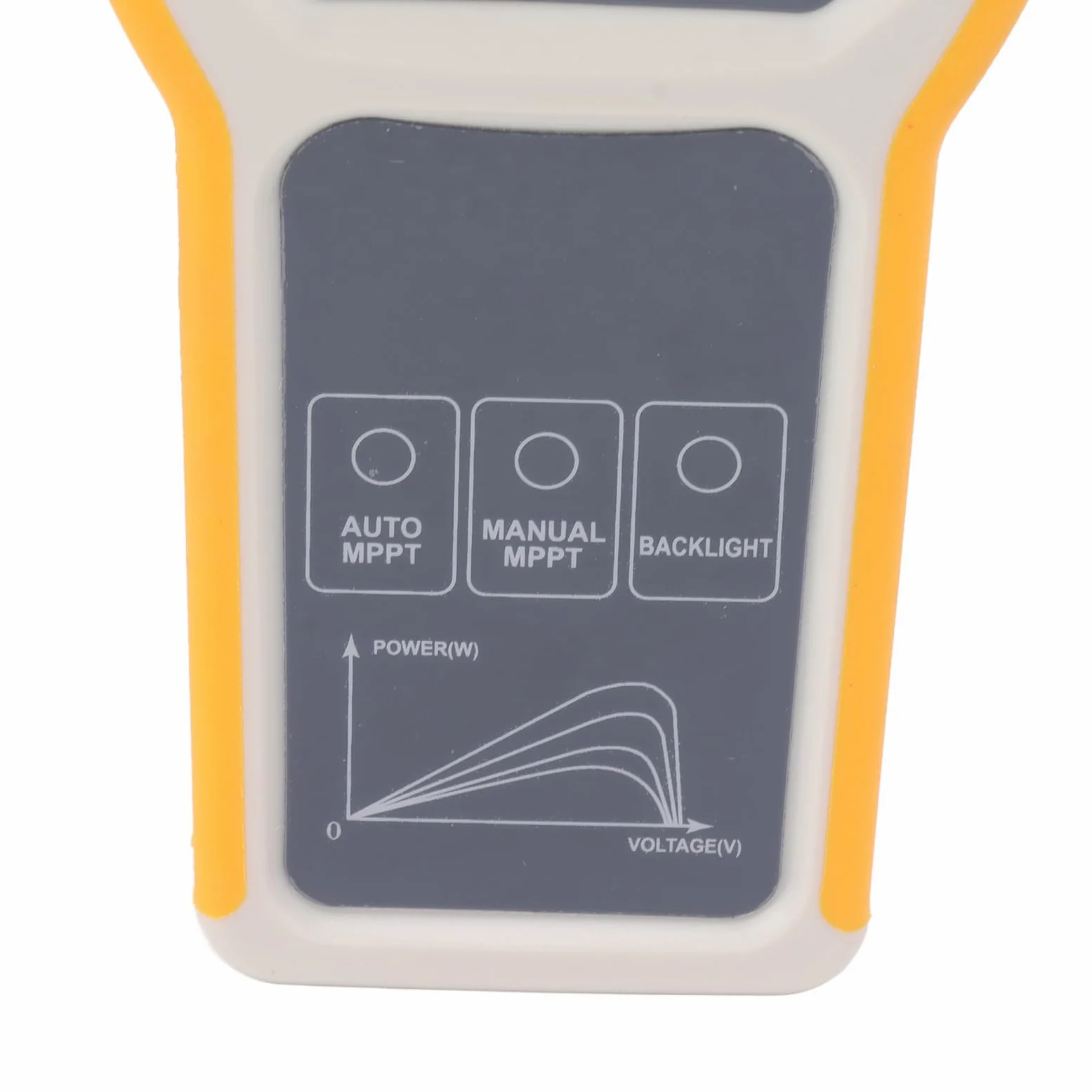 Tester paneli słonecznych Multimetr fotowoltaiczny EY1600W z podświetleniem MPPT Narzędzie do sprawdzania napięcia obwodu otwartego do testowania fotowoltaiki Żółty