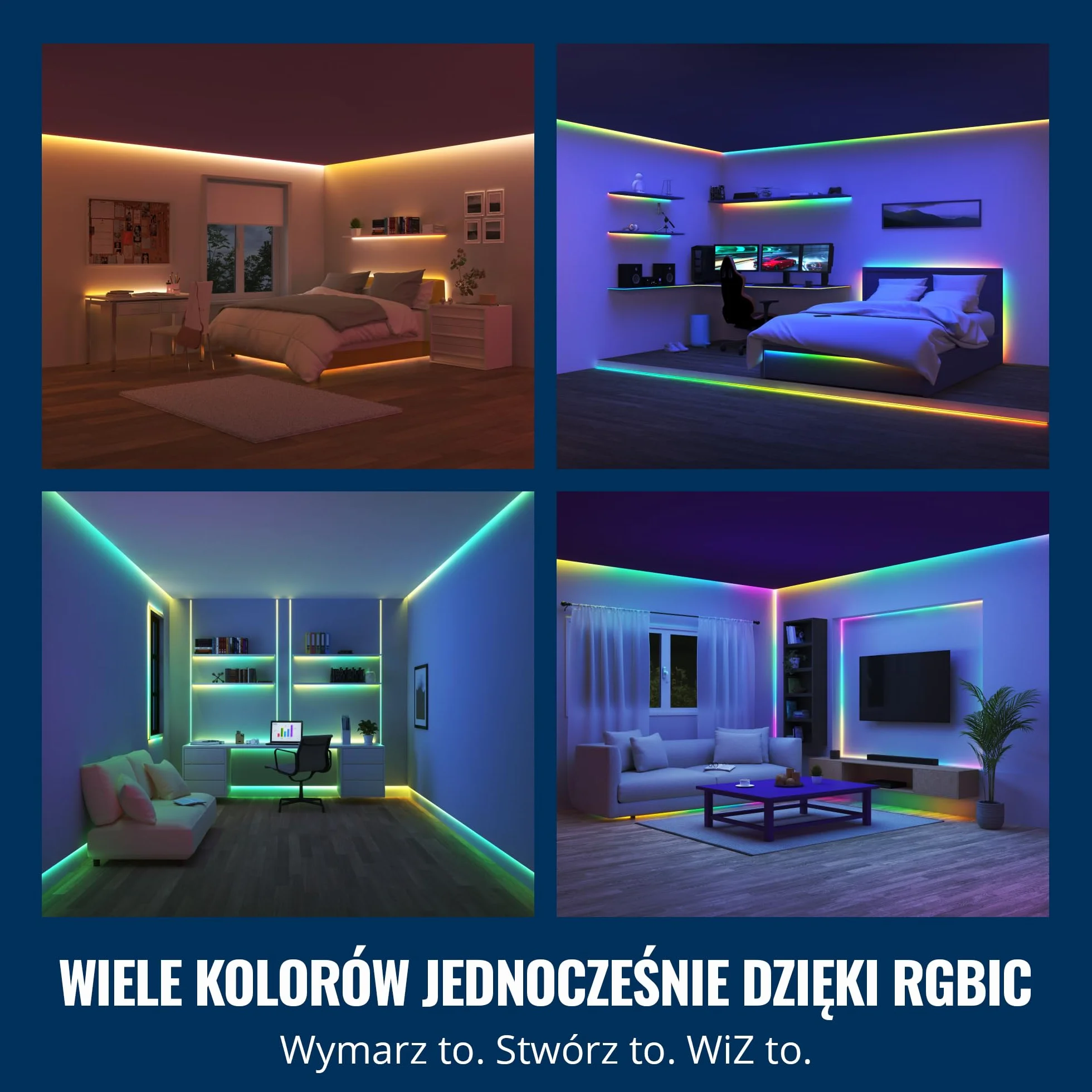 WiZ RGBIC LED strip 5m Type-C