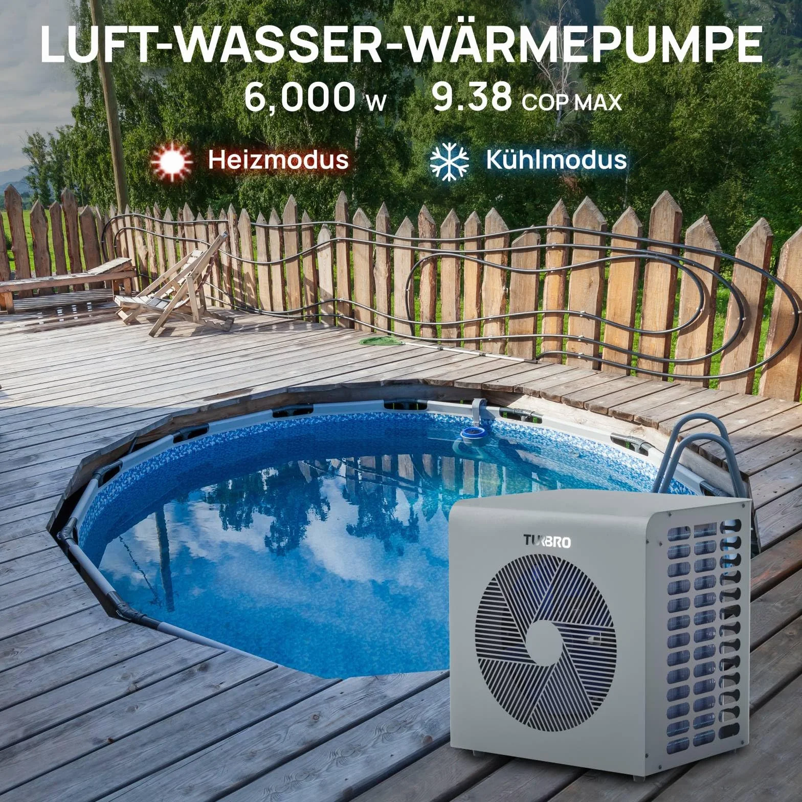 TURBRO Beluga B21V inwerter do basenu