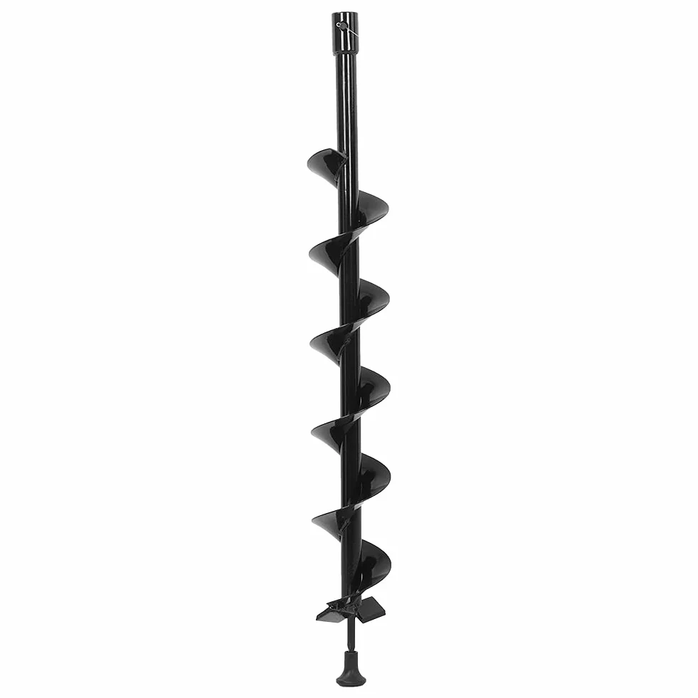 Wiertło Ogrodowe Ślimakowe Stal Manganowa 100x800mm Sześciokątne