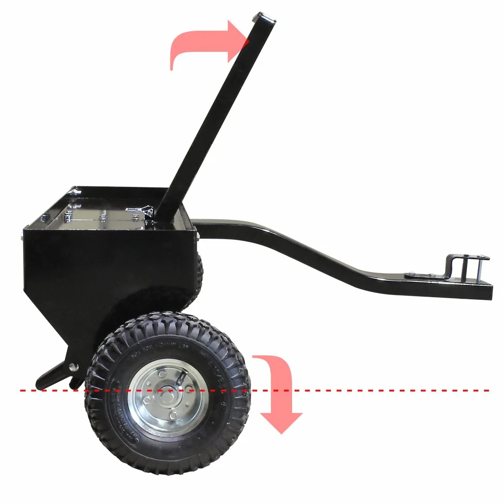 Wertykulator aerator trawnika do traktora-kosiarki z szerokością roboczą 102cm i głębokością pracy ok. 7,6cm