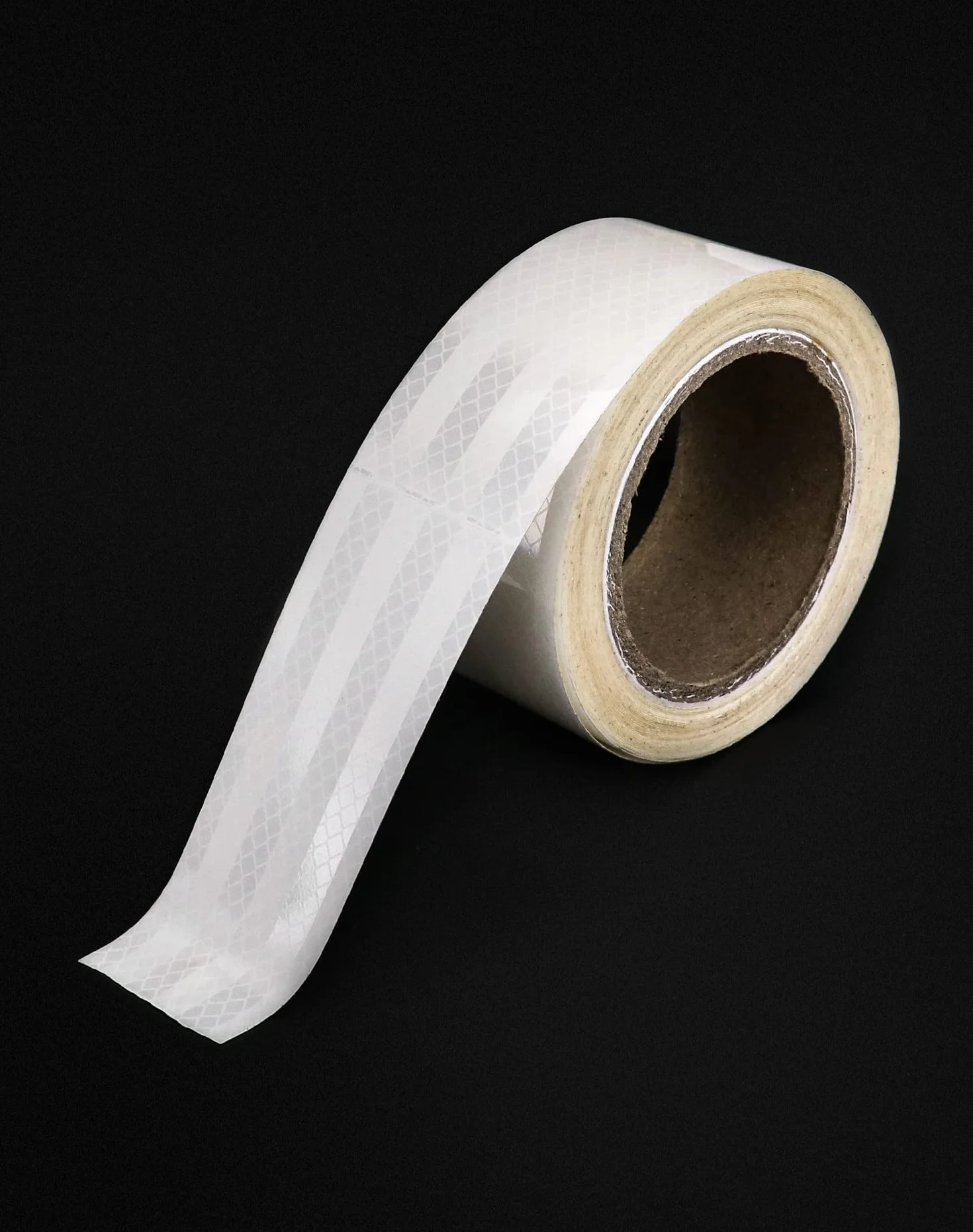 QWORK® Taśma odblaskowa samoprzylepna - 5cm x 10M - Wodoodporna taśma odblaskowa ostrzegawcza do pojazdów, samochodów, przyczep, na zewnątrz (biała)
