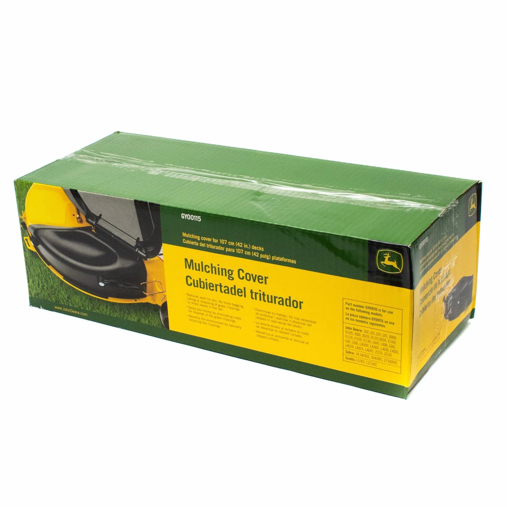 John Deere GY00115 Mulch Cover 42-in Mower Decks D100 E100 L100 LA100 S240 X300