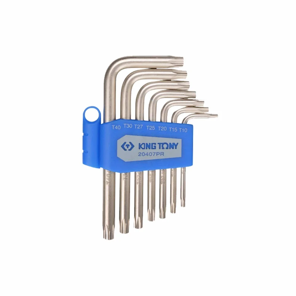 KING TONY 20407PR zestaw kluczy imbusowych 8-40 ® w walizce zestaw 7 sztuk