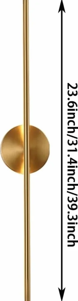 Nowoczesna lampa ścienna LED - 60 cm pionowa i pozioma minimalistyczna oprawa oświetleniowa do salonu, sypialni, łazienki, korytarza hotelowego i przedpokoju