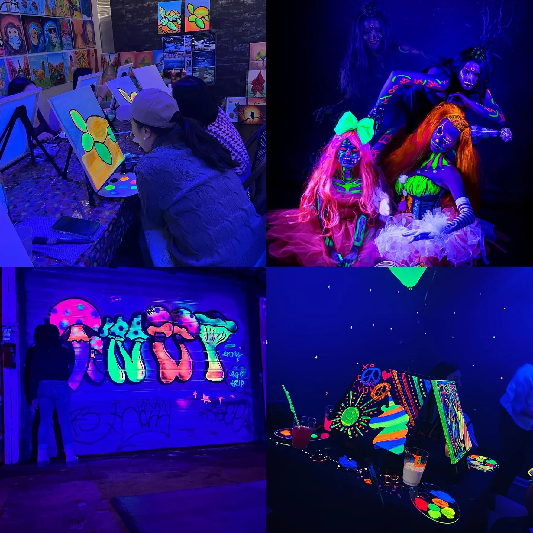 2-pak żarówek UV, czarne światło, E27, 12 W, lampa UV, 395 nm UVA, czarna żarówka na imprezę, do klubu, baru, na Halloween