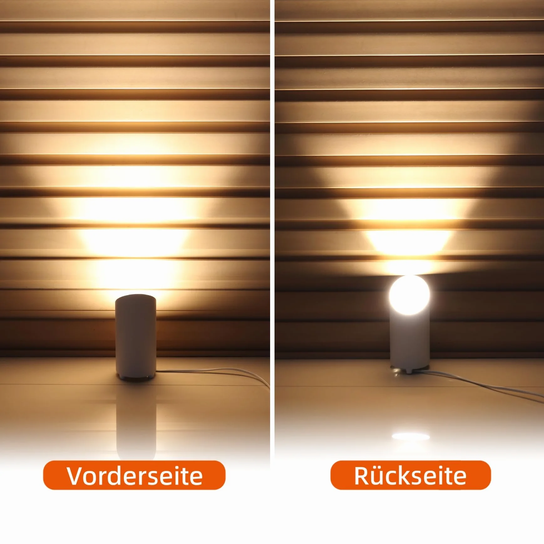 Uplight Lampa podłogowa LED z przełącznikiem nożnym, oświetlenie pośrednie do wnętrz, 3 temperatury barwowe, lampa LED GU10, 6 W, 700 lm, 2 sztuki w zestawie