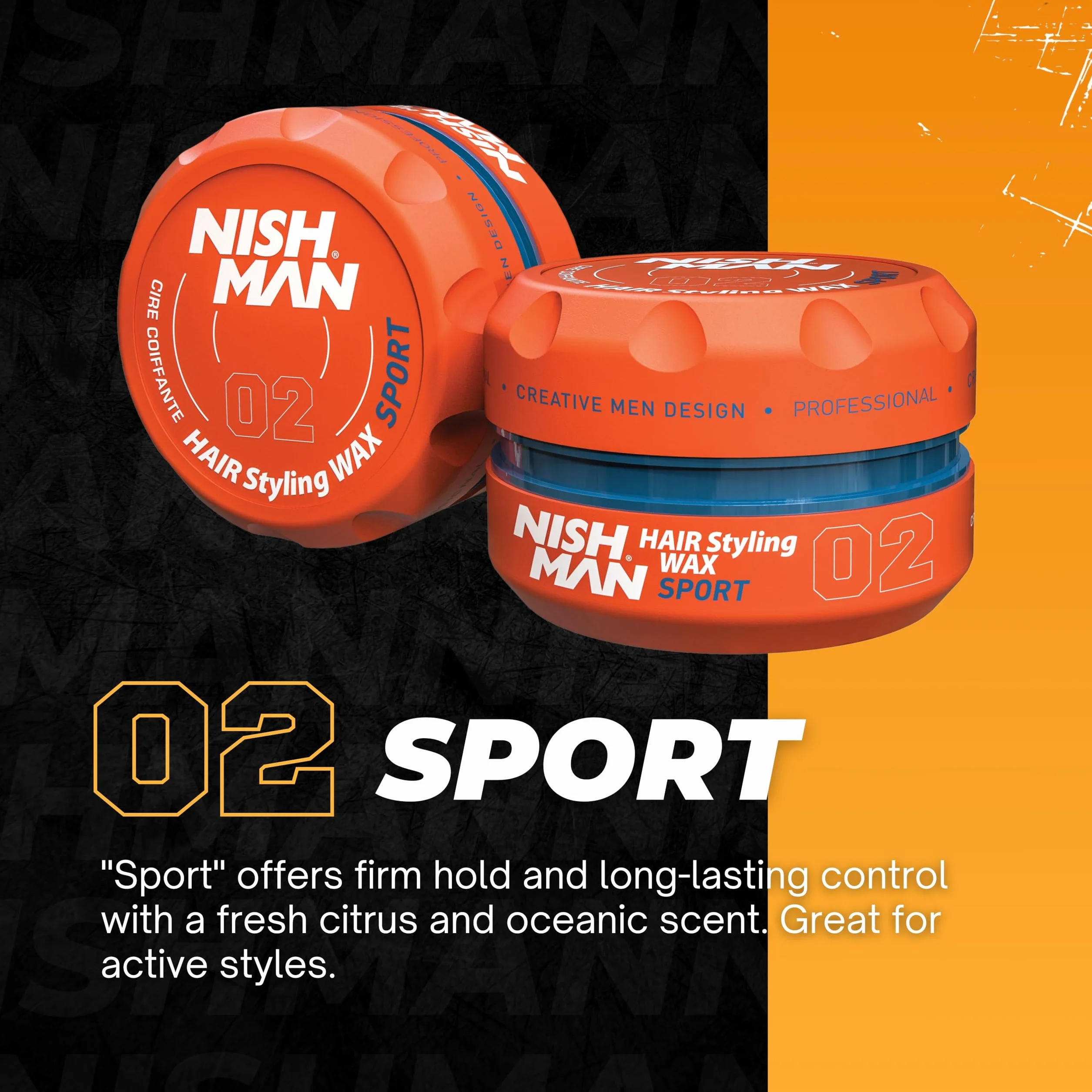 NISHMAN Wosk do Stylizacji Włosów 02 - Sport 150g