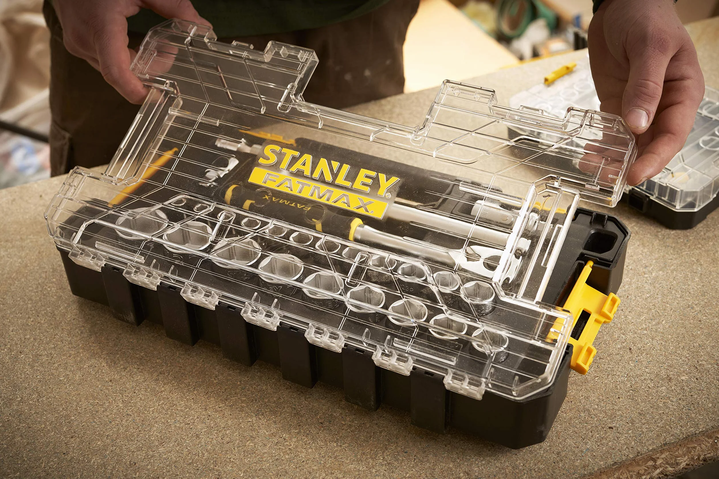 STANLEY Precyzyjny Set 1/2" - 26 elementów dla profesjonalistów i majsterkowiczów do codziennego użytku ergonomiczna konstrukcja