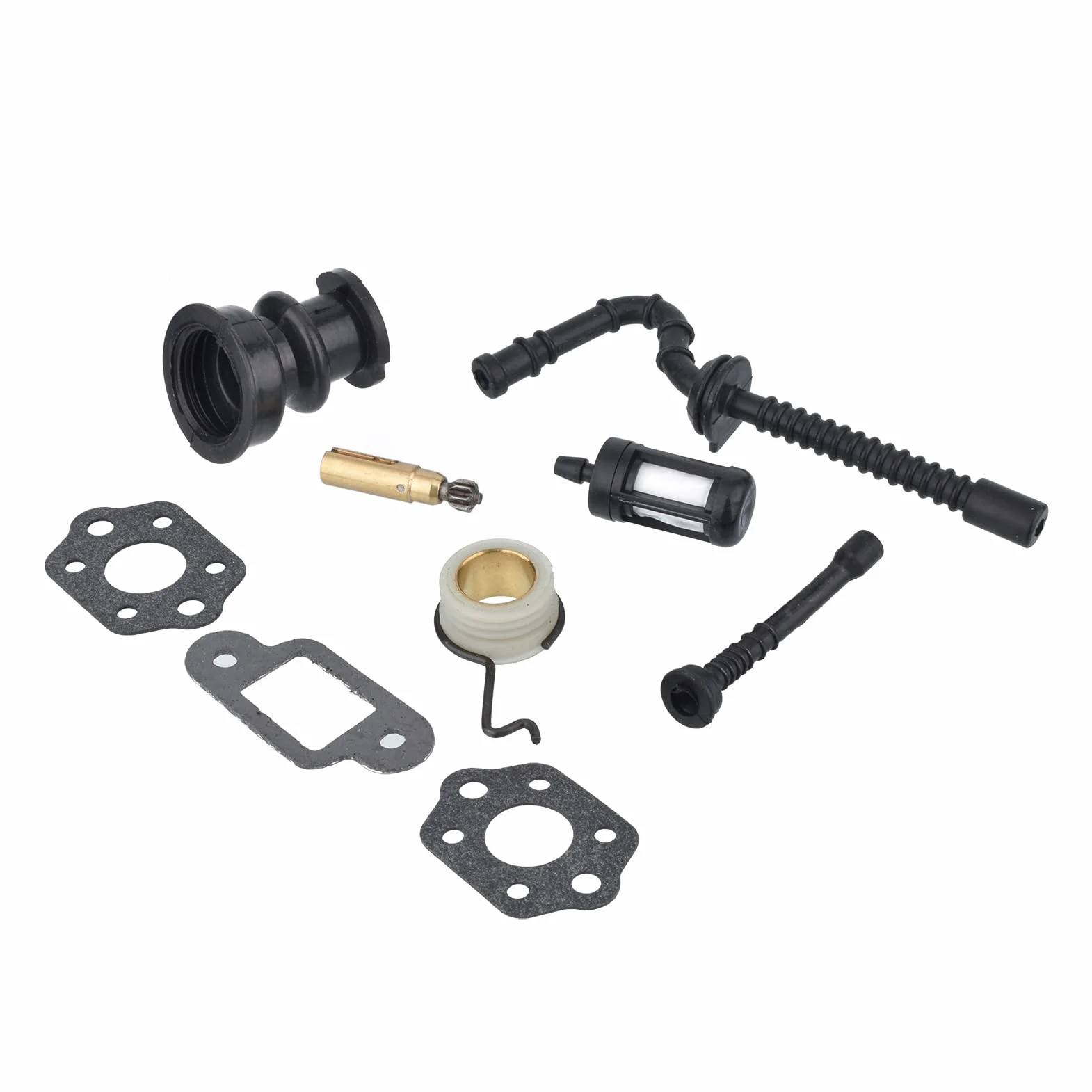 Zestaw kolektora dolotowego pompy olejowej przekładni ślimakowej filtra węża paliwowego do STIHL 025 023 021 MS250 MS230 MS210 części piły łańcuchowej