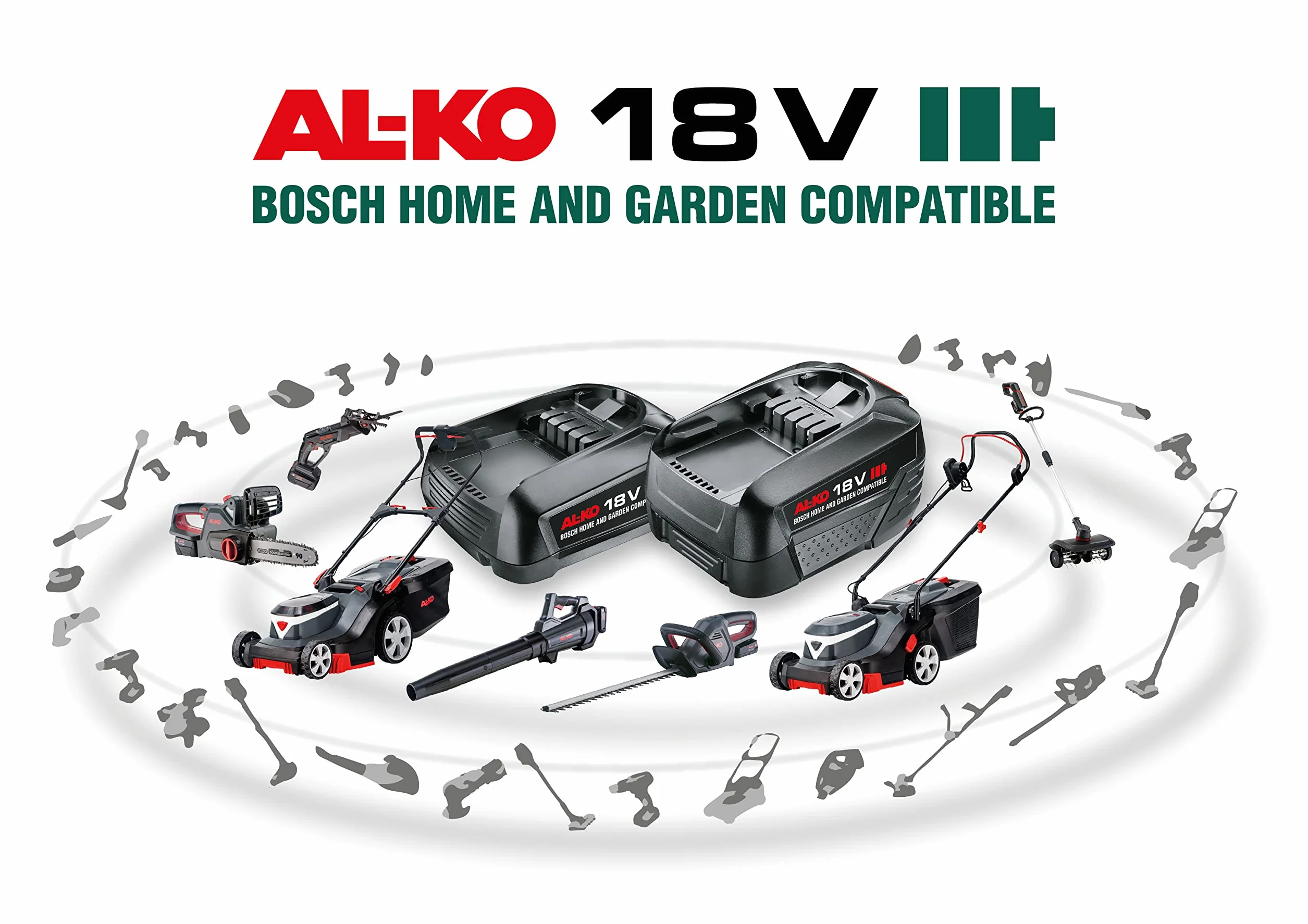 AL-KO Akumulatorowa mini piła łańcuchowa CSM 1815, 18 V, długość cięcia 15 cm