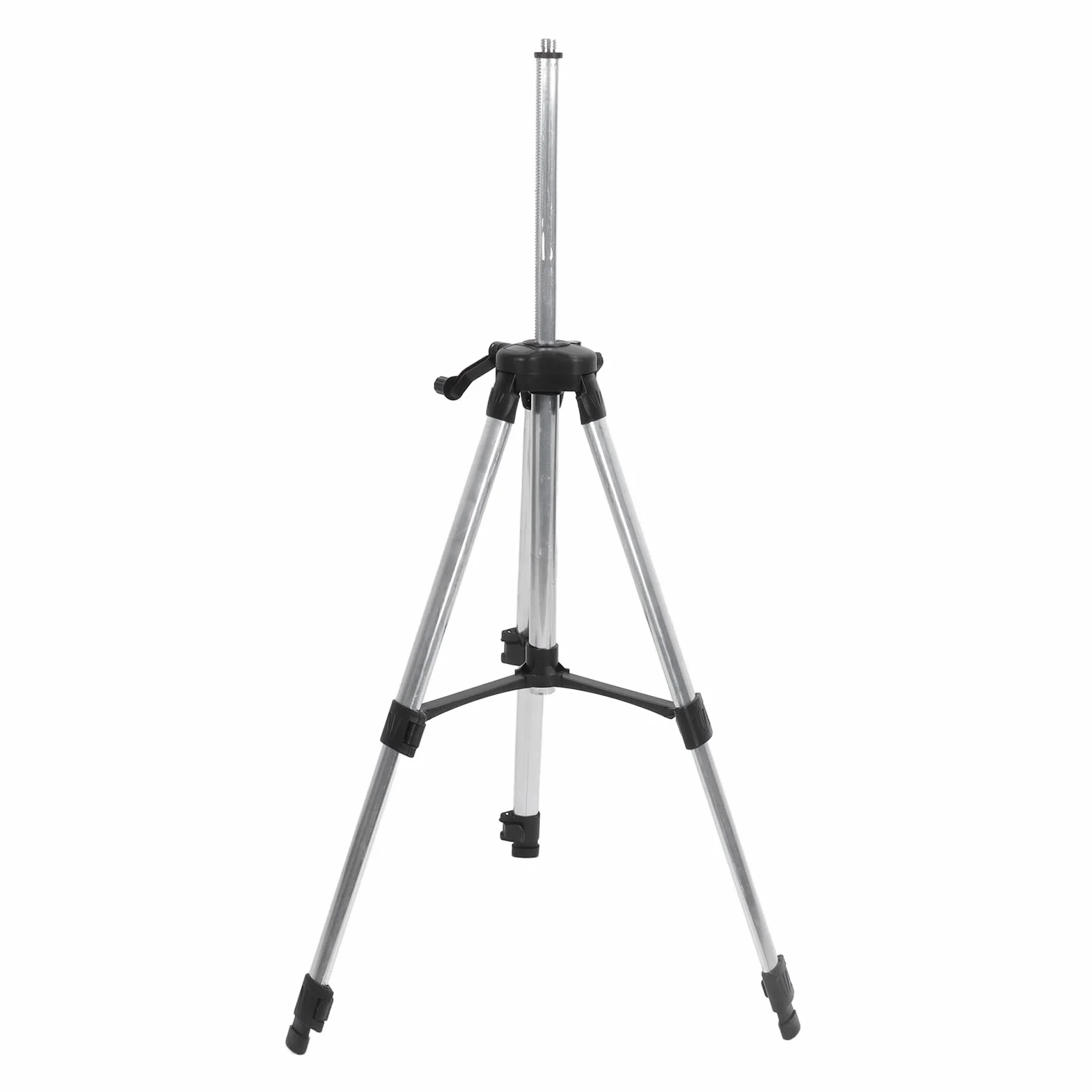 Statyw z poziomicą laserową, Aluminiowy Statyw Laserowy o Wysokości 4,9 Stopy z poziomicą, Składane Nogi, Antypoślizgowe Nóżki, Pokrowiec, Samopoziomujący Poziomy Stojak Pomiarowy