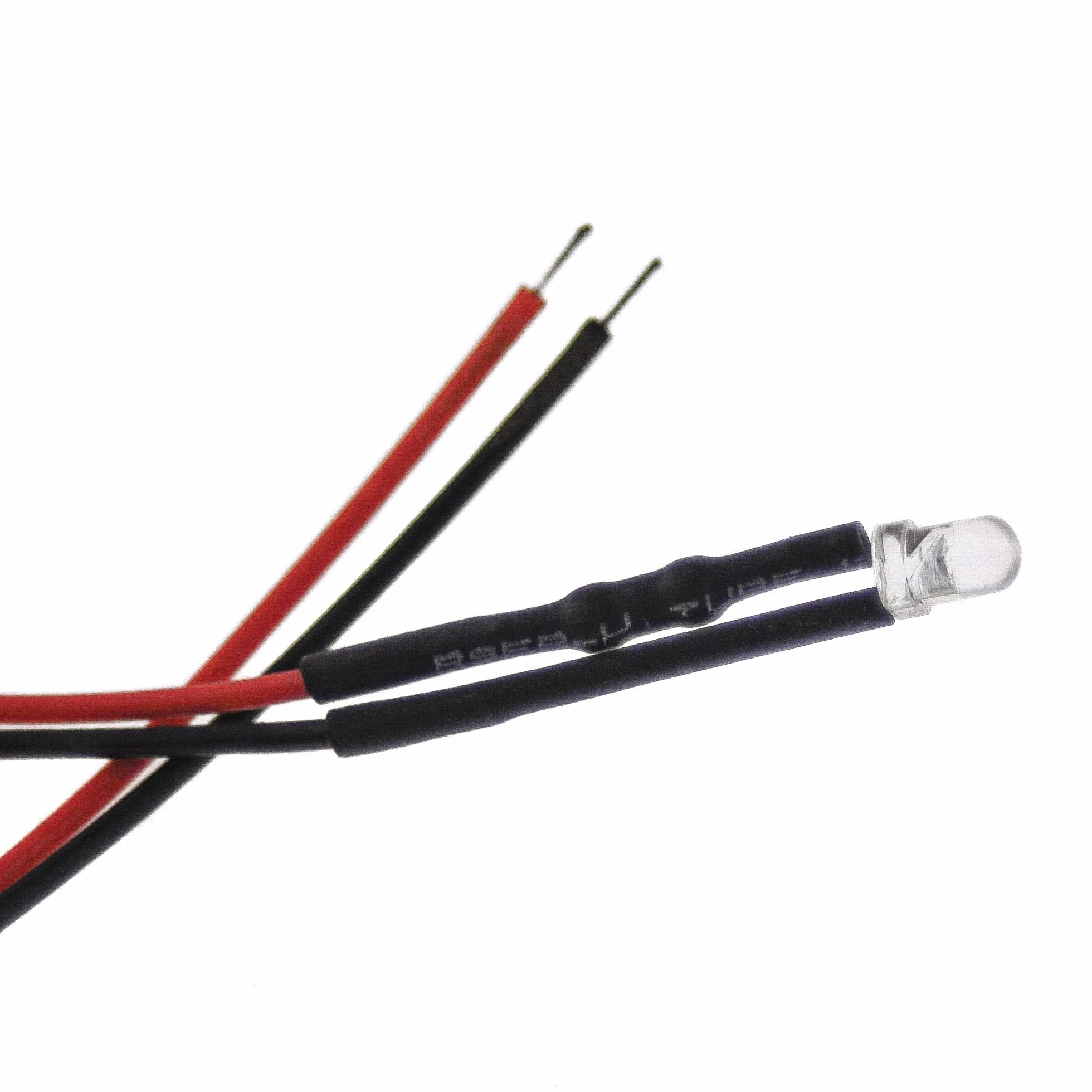 LED 5V niebieski 10 x 3 mm z kablem 20 cm i wbudowanym rezystorem