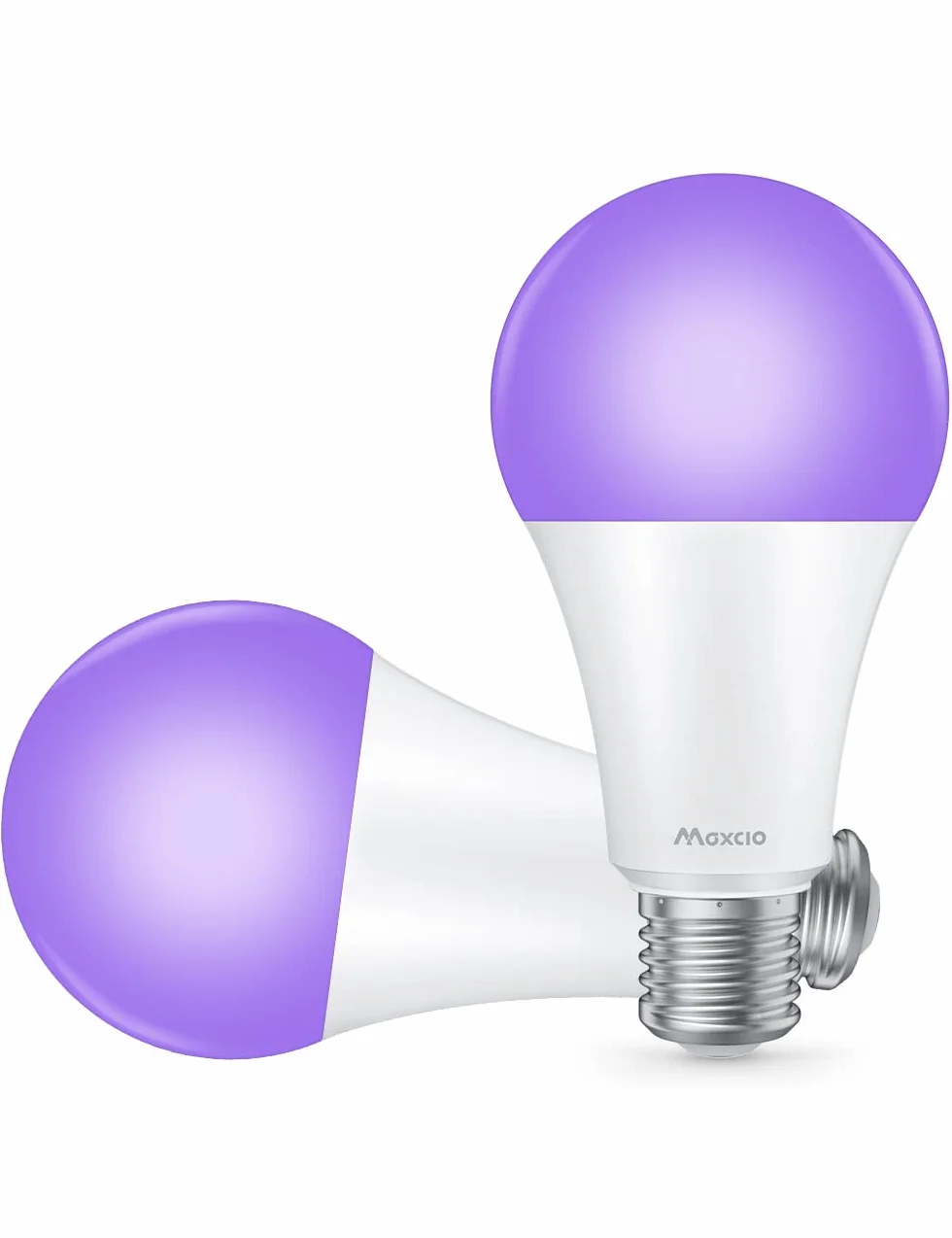 Maxcio Czarna żarówka 11 W E27, UV LED czarne żarówki - świecące w ciemności ultrafioletowe neonowe świetlówki światła imprezowe, żywotność do 5000 godzin (2 szt.)