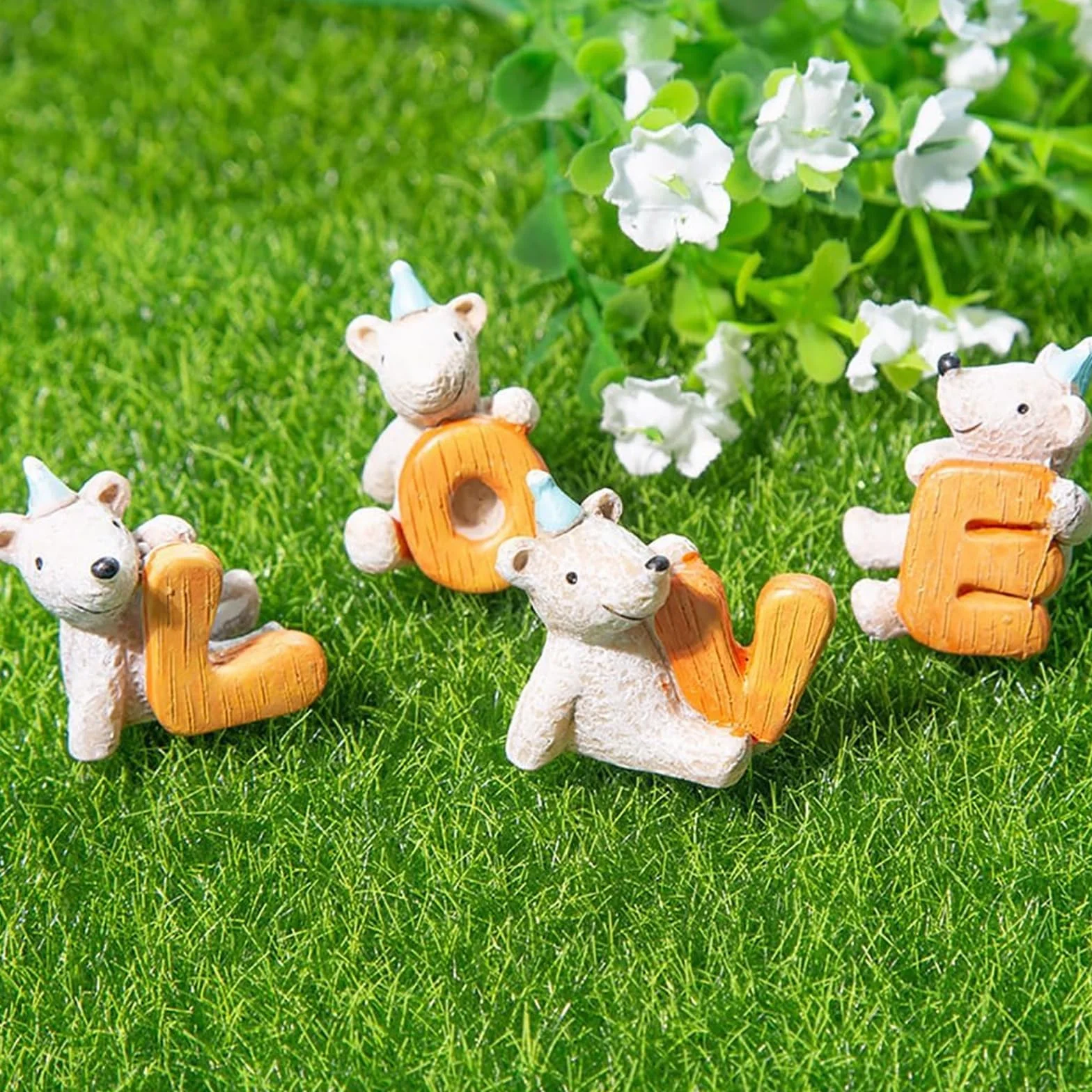 Sztuczna miniaturowa trawa z mchu 15x15 cm 10 sztuk do dekoracji DIY