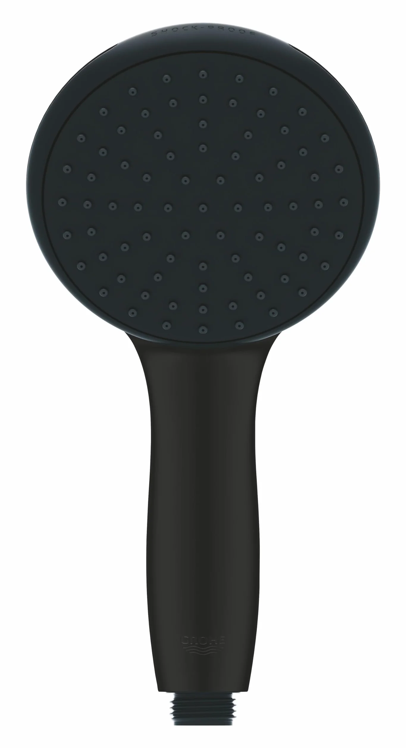 GROHE Precision Start 345972431 termostat oszczędzający wodę ~9 l/min (1 rodzaj strumienia, blokada bezpieczeństwa w temperaturze 38°C, drążek prysznicowy 60 cm, wąż prysznicowy 175 cm), okrągły,