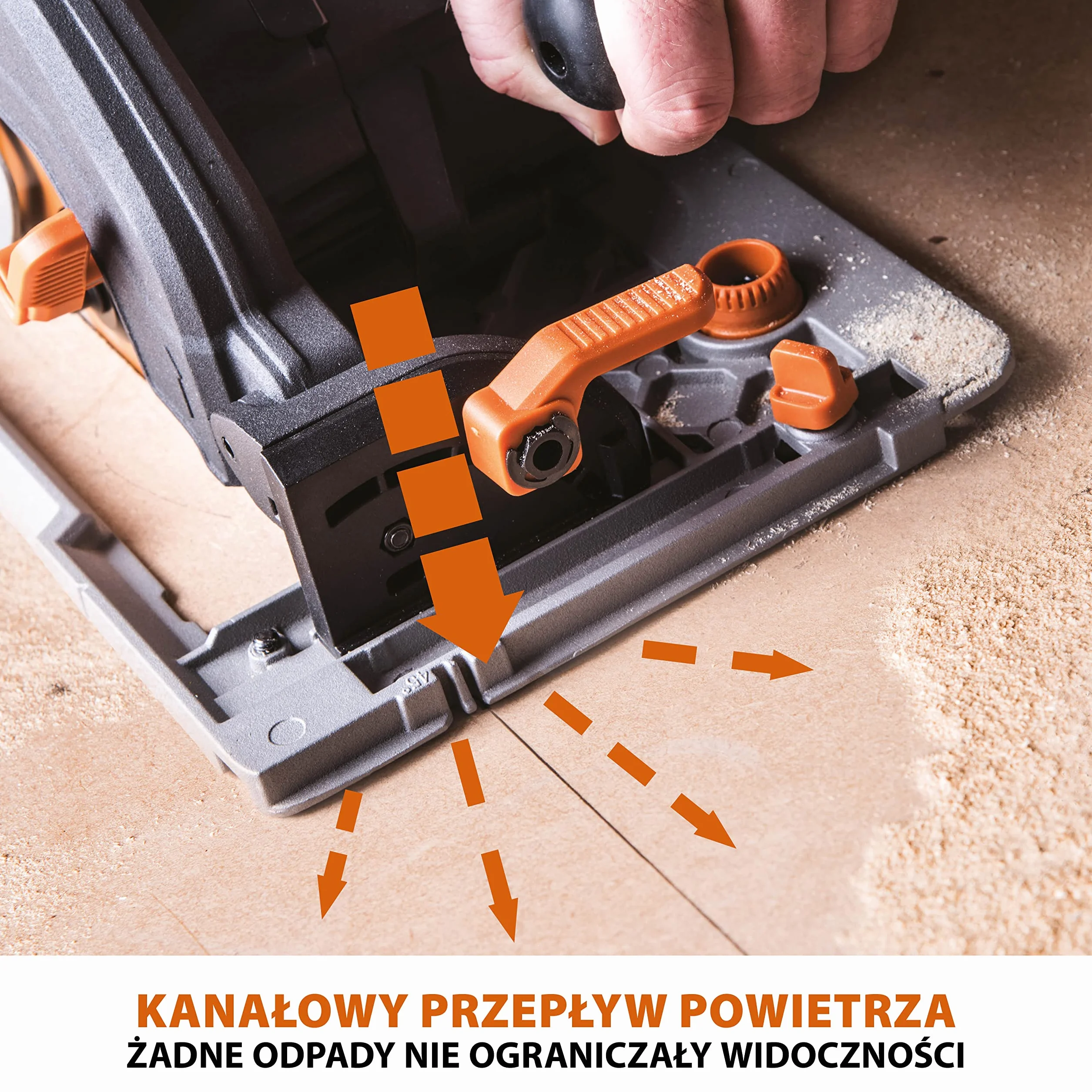 Evolution Power Tools R185CCSX Piła tarczowa i prowadnica do różnych materiałów, tnie drewno, drewno z gwoździami metal stal aluminium plastik, opcja odchylenia, w zestawie prowadnica 1020 mm, 185 mm