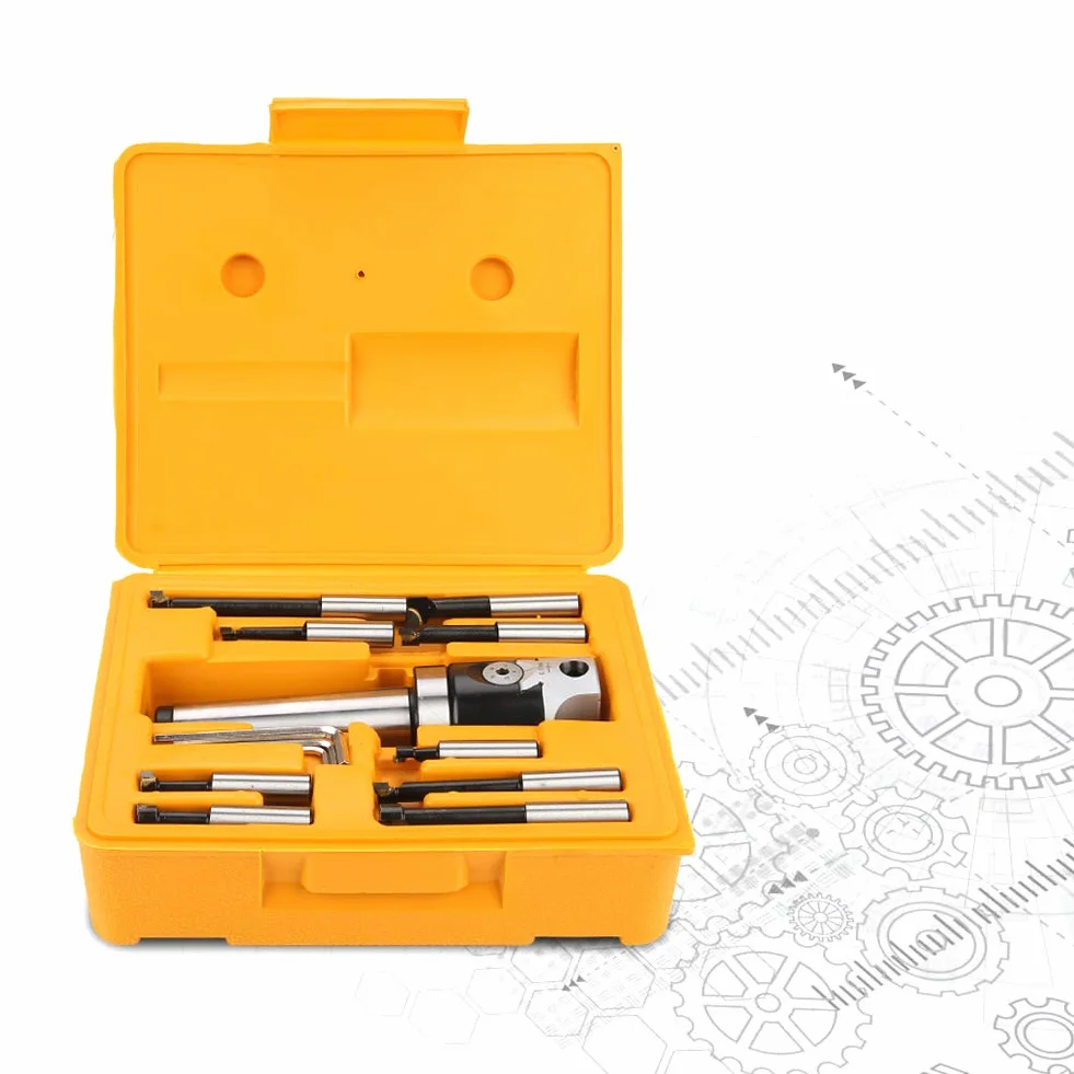 Zestaw akcesoriów do frezarek MT4-M16 ， Zestaw adapterów do wiercenia otworów F1-12mm ， Adapter wtykowy MT4-M16 / głowica wiertarska/wytaczaki/klucz ， do obrabiarki CNC
