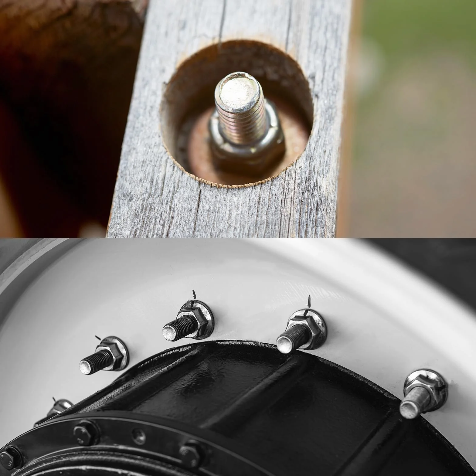 QUARKZMAN M6 x 1,0 mm samoblokujące się nakrętki sześciokątne, kołnierzowe szczelne, antypoślizgowe metryczne nakrętki kołnierzowe ze stali nierdzewnej 304, pełny gwint, polerowane wykończenie, czarny