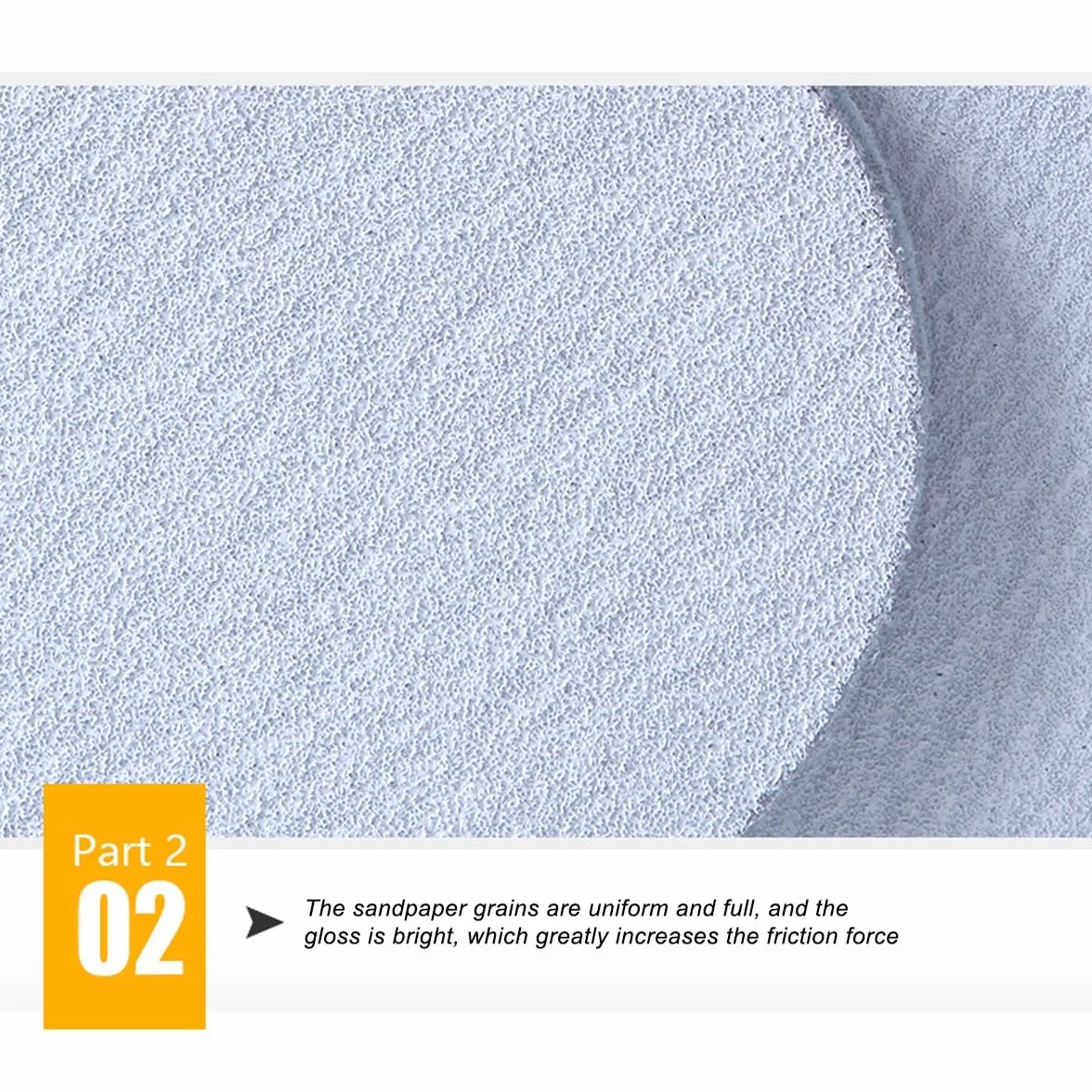 Zestaw 100 szt. tarcz szlifierskich - papier ścierny 3" 4" 5" 7" 9" do szlifowania na mokro i na sucho, ziarnistość 60-1000(80grit 7")