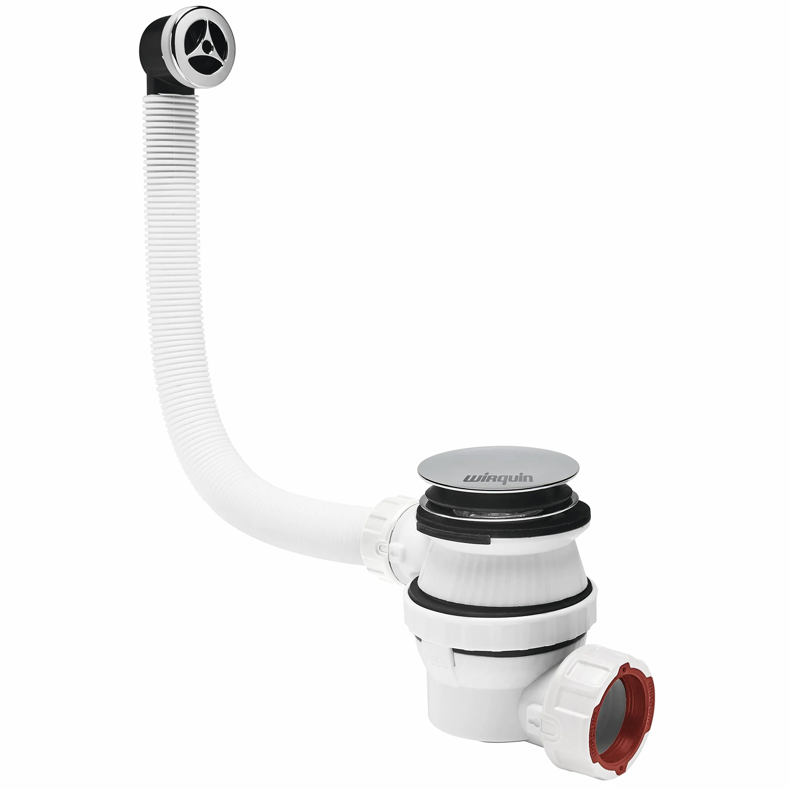 Wirquin 30721533 kompletny zestaw umywalki XS Pure Quick Clac z przelewem